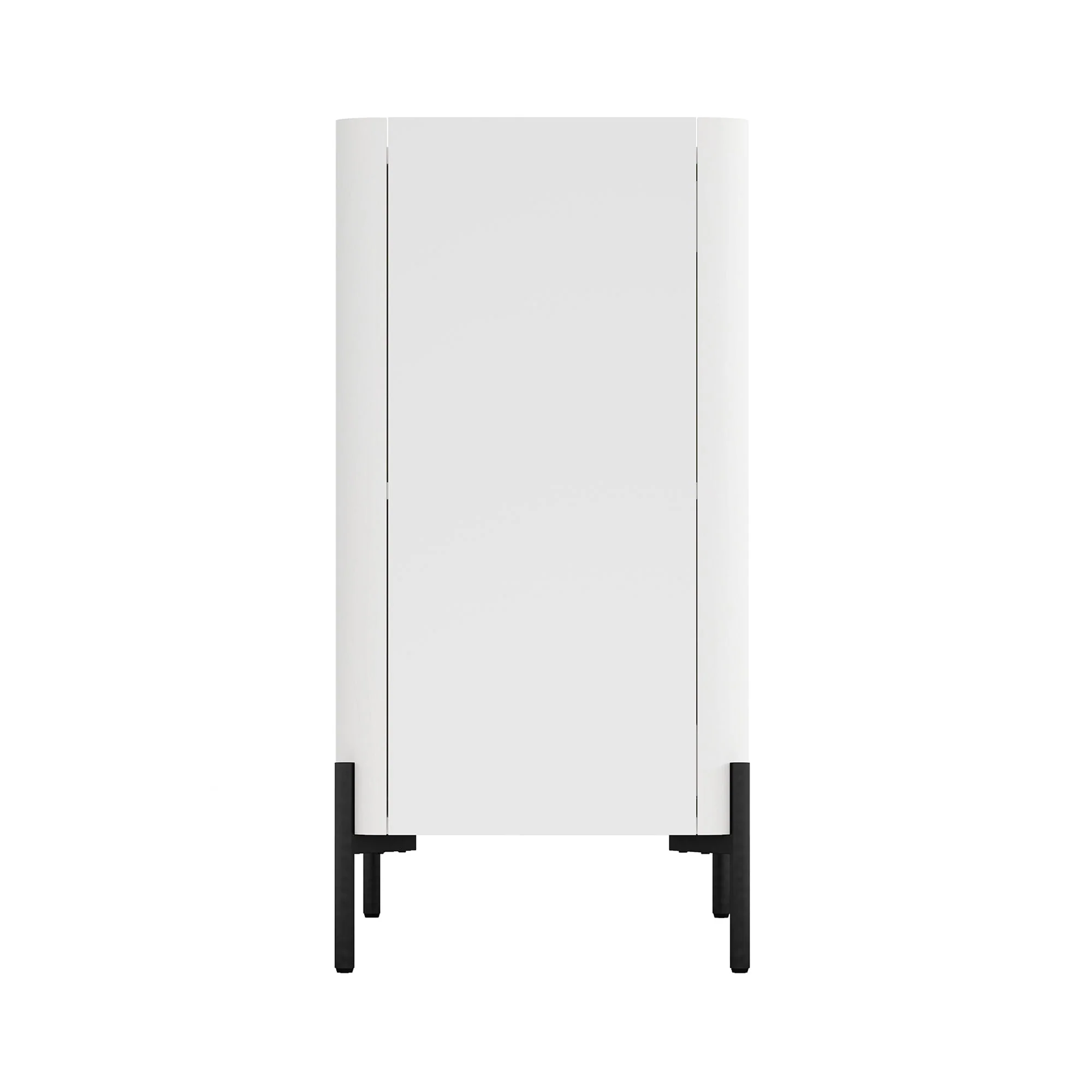 2-Piece Abbey Accent Cabinet and Sideboard in White - Image 9
