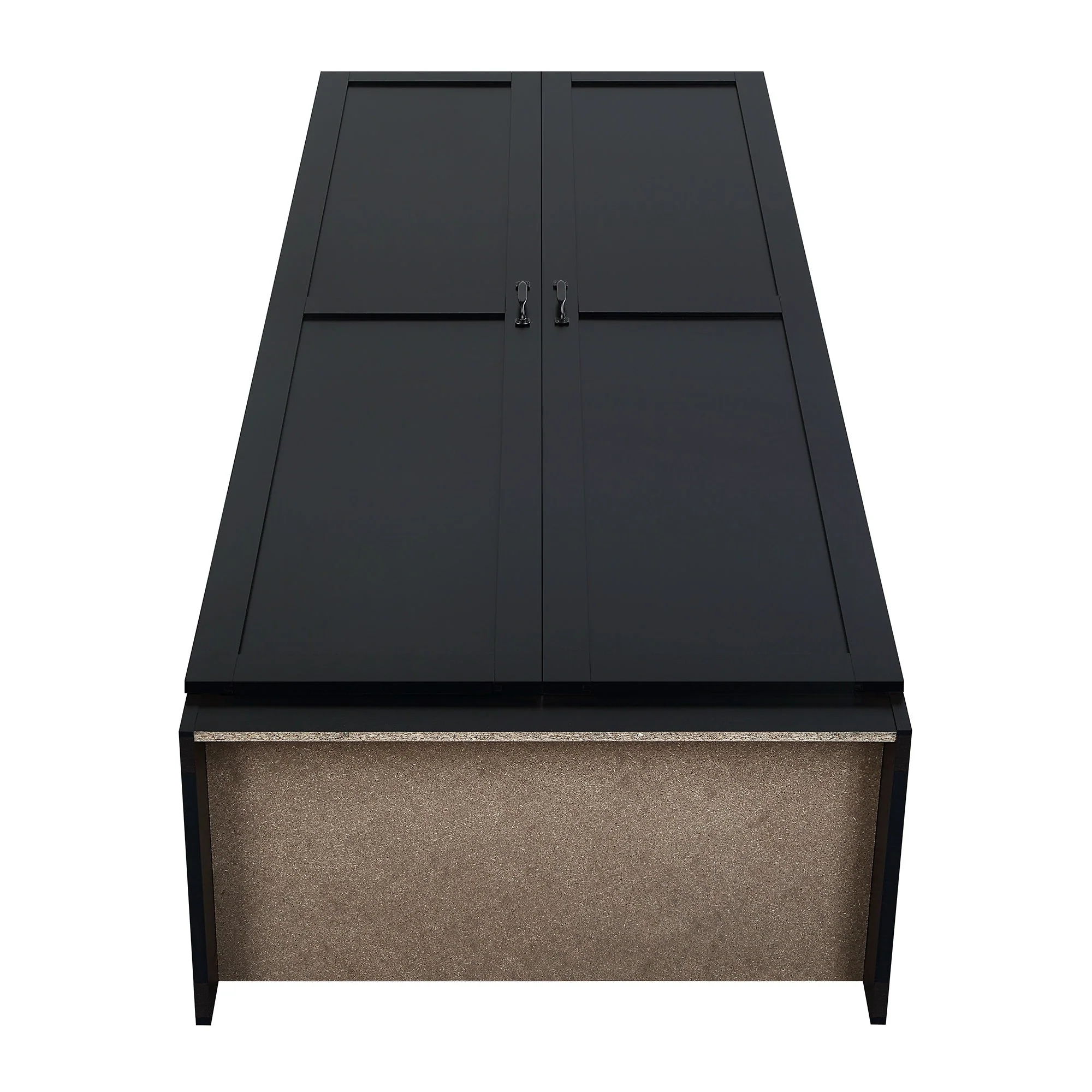 2-Piece Cornelia Storage Closet 1.0 and 2.0 in Black - Image 12
