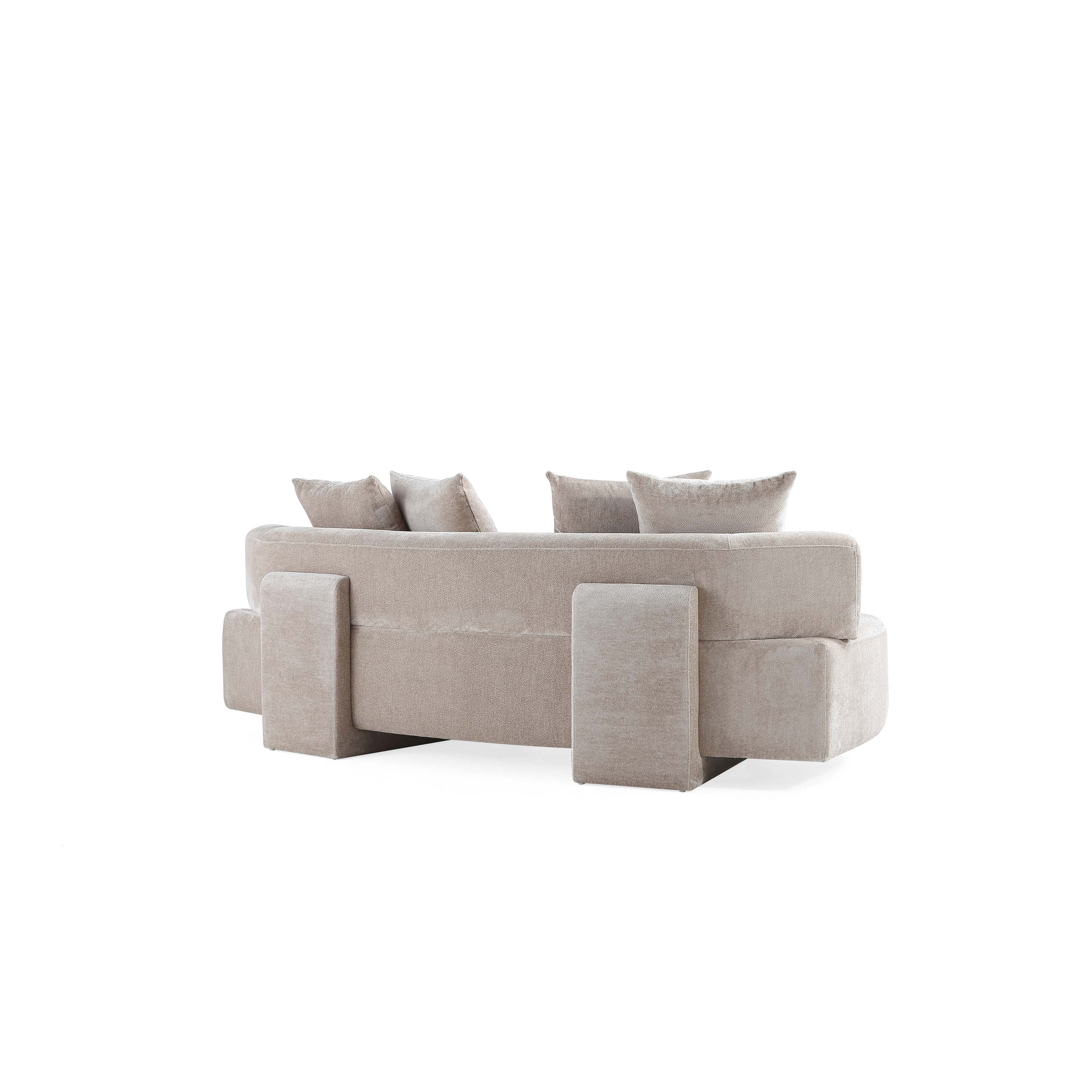 2-Piece Verandah 90.6" Sofa and 112" XL Sofa in Beige - Image 10