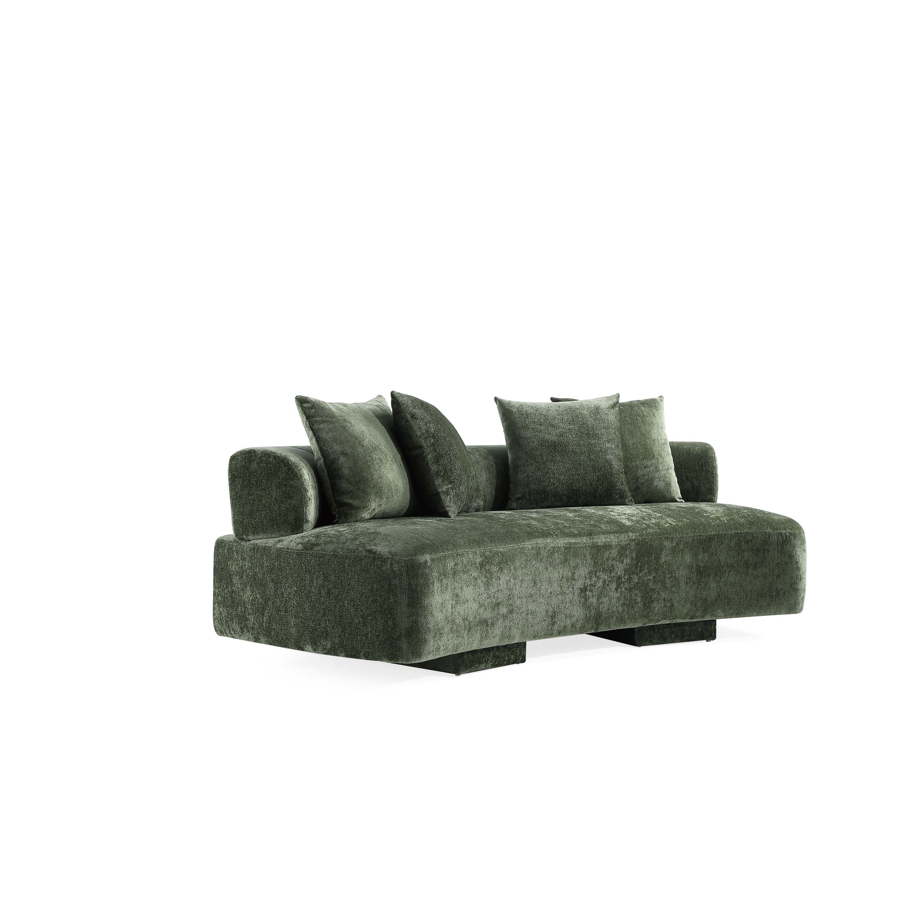 2-Piece Verandah 90.6" Sofa and Accent Chair in Olive Green - Image 15