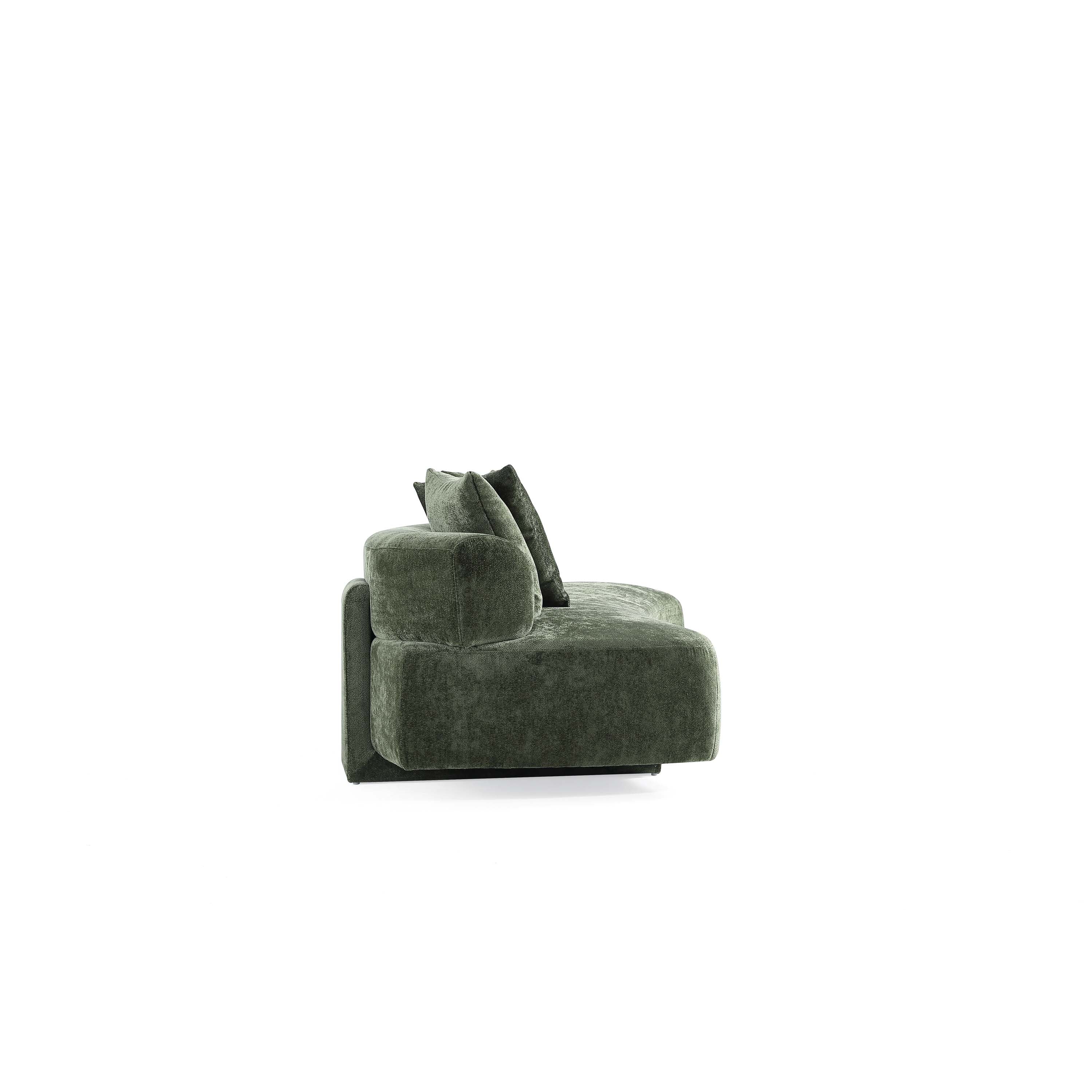 2-Piece Verandah 90.6" Sofa and Accent Chair in Olive Green - Image 16