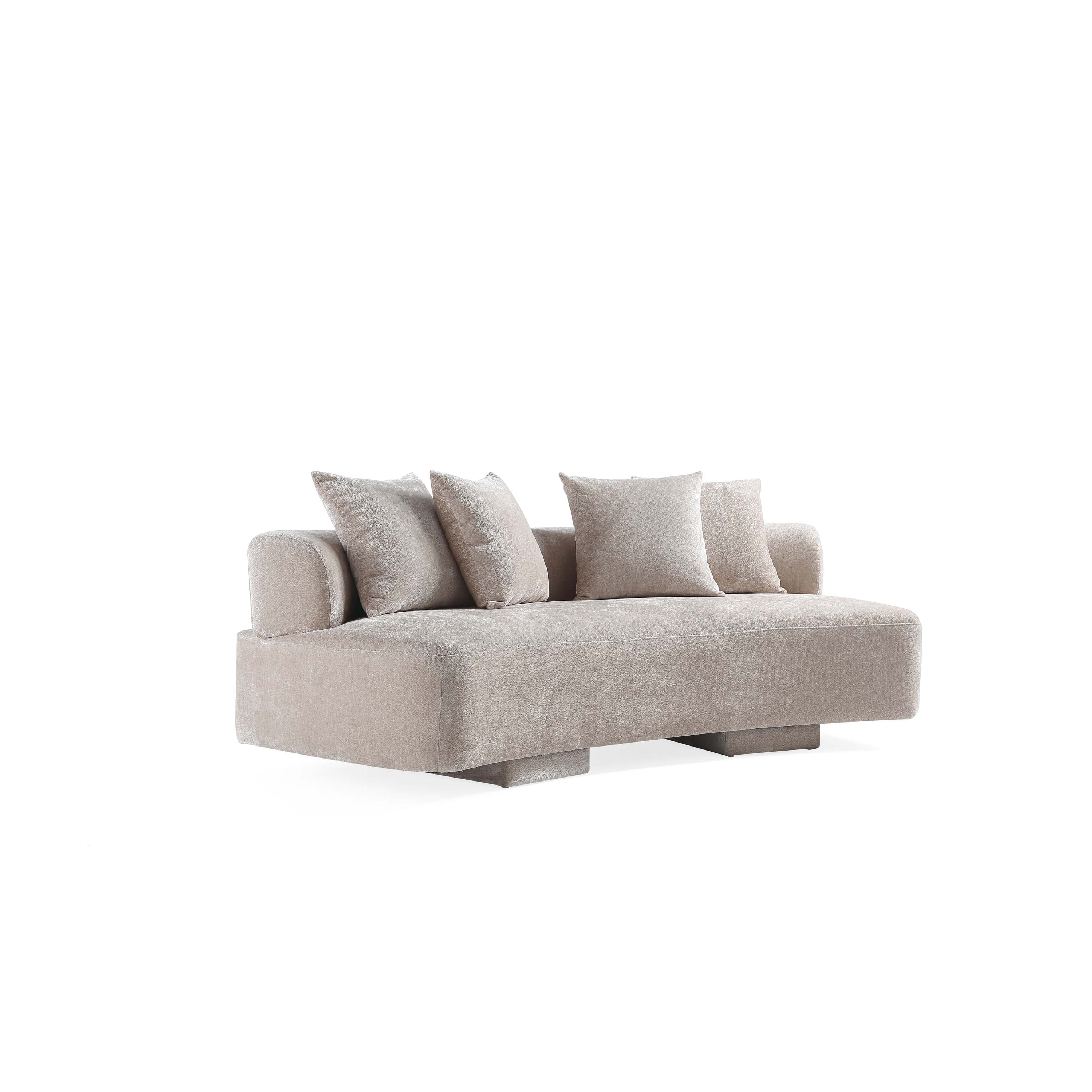 3-Piece Verandah 90.6" Sofa and 2 Accent Chairs in Beige - Image 15