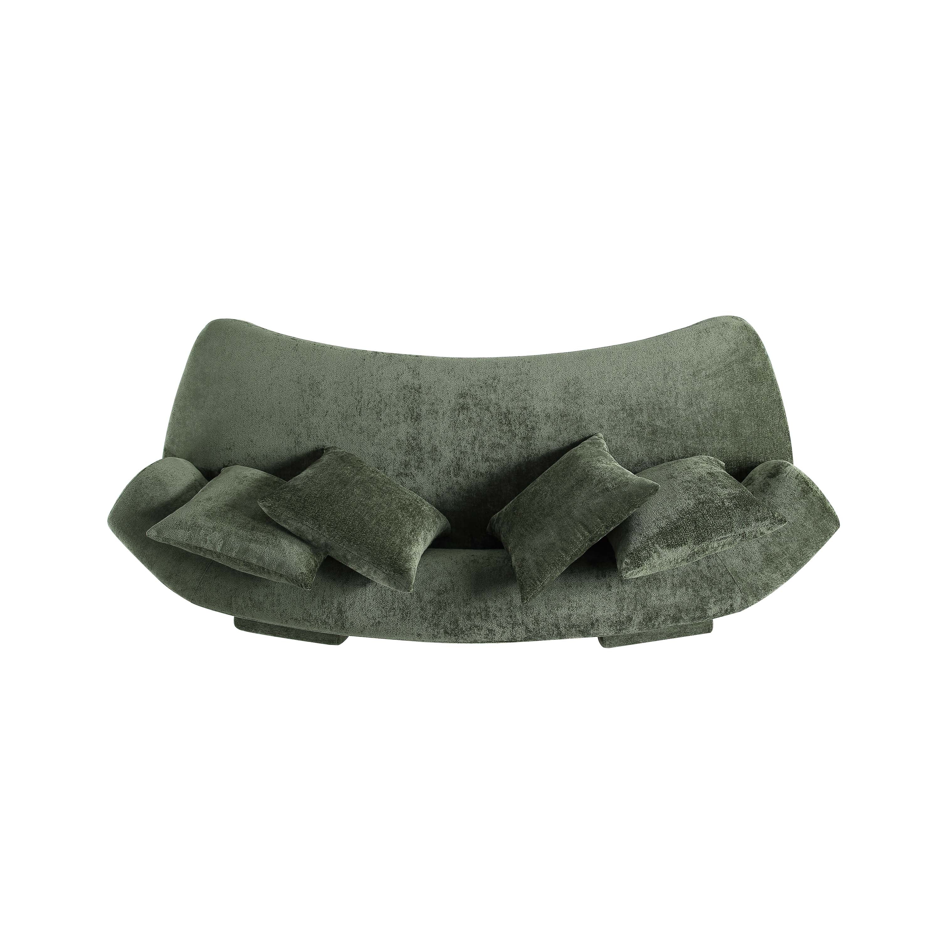 3-Piece Verandah 90.6" Sofa and 2 Accent Chairs in Olive Green - Image 19