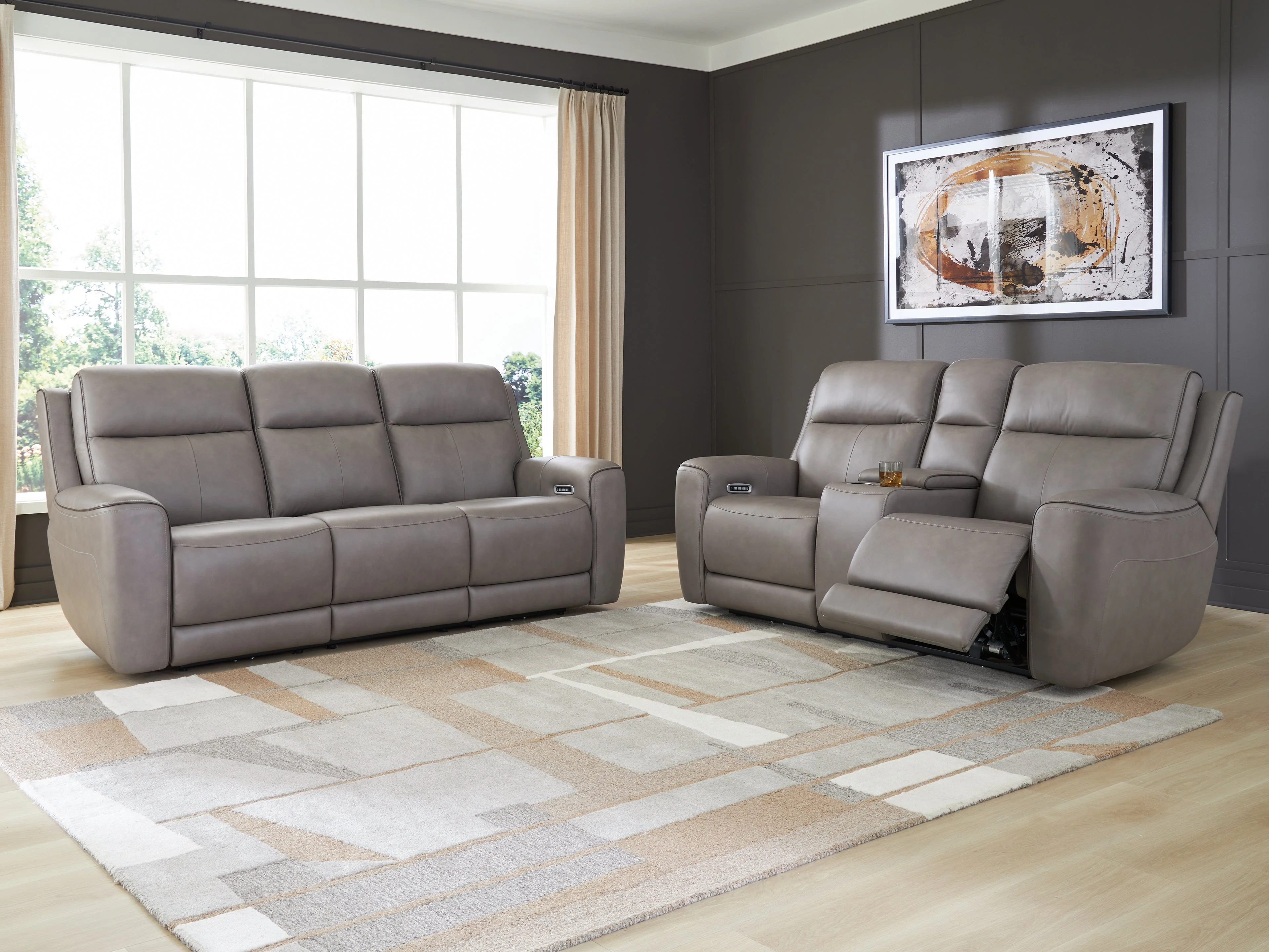 5Z-Comfort Coin Sofa and Loveseat - Image 2
