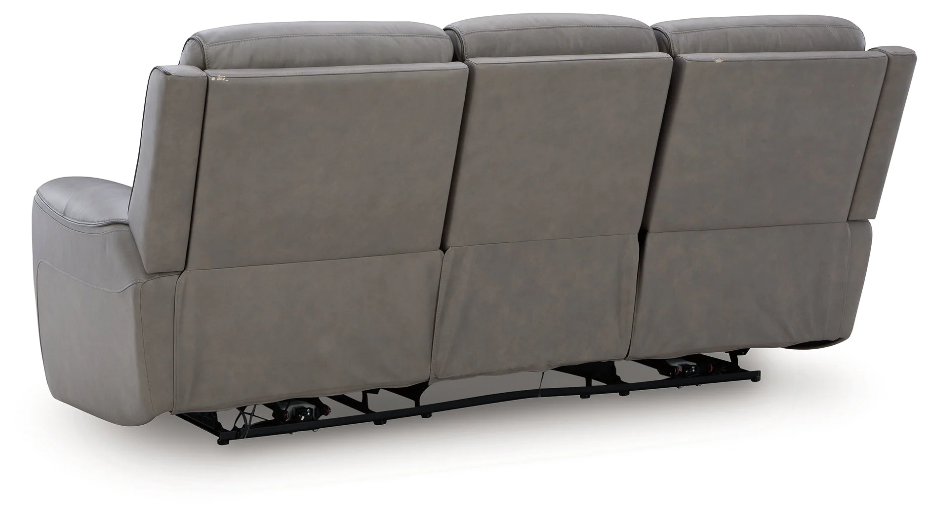 5Z-Relaxation Coin Dual Power Leather Reclining Sofa - Image 5