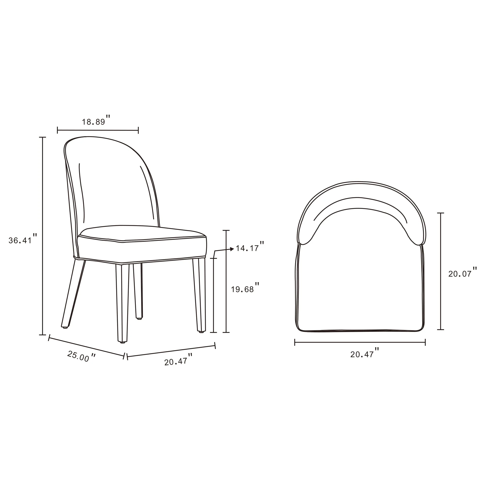 6-Piece Hillman Dining Chair and Arm Chair in Sand - Image 3