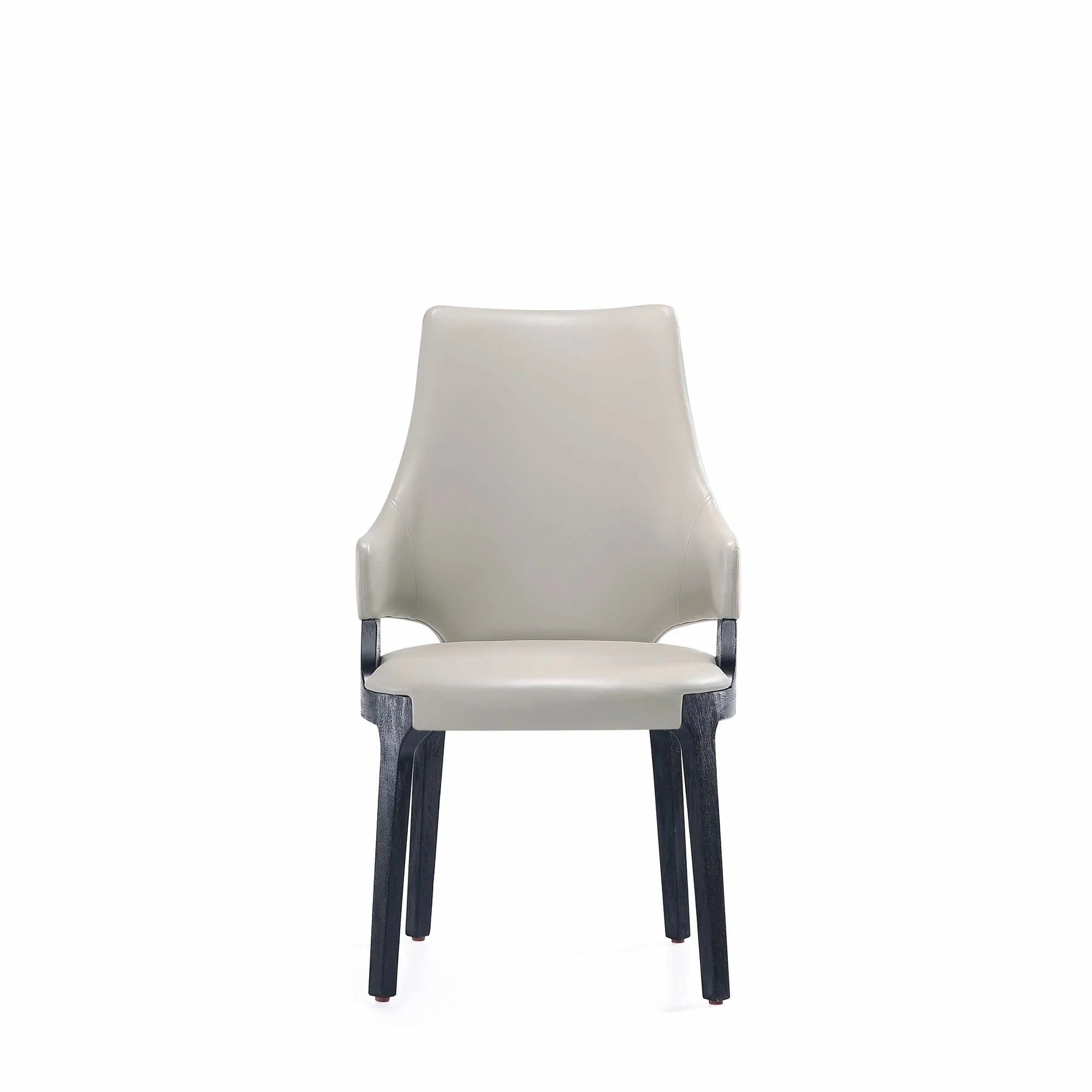 6-Piece Kara Dining Side and Arm Chairs in Light Grey - Image 13