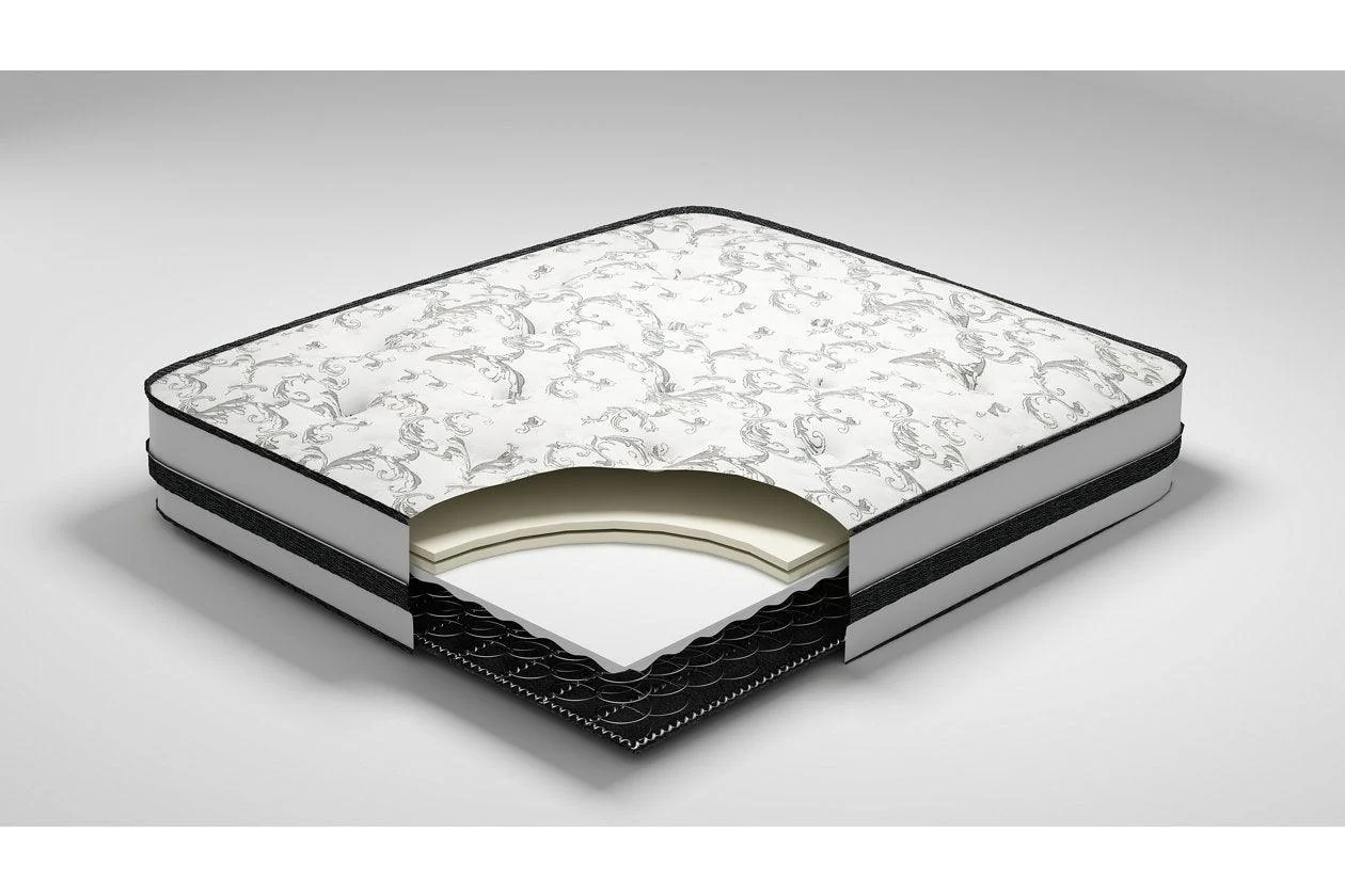 8 Inch Chime Innerspring White Queen Mattress in a Box - Image 2