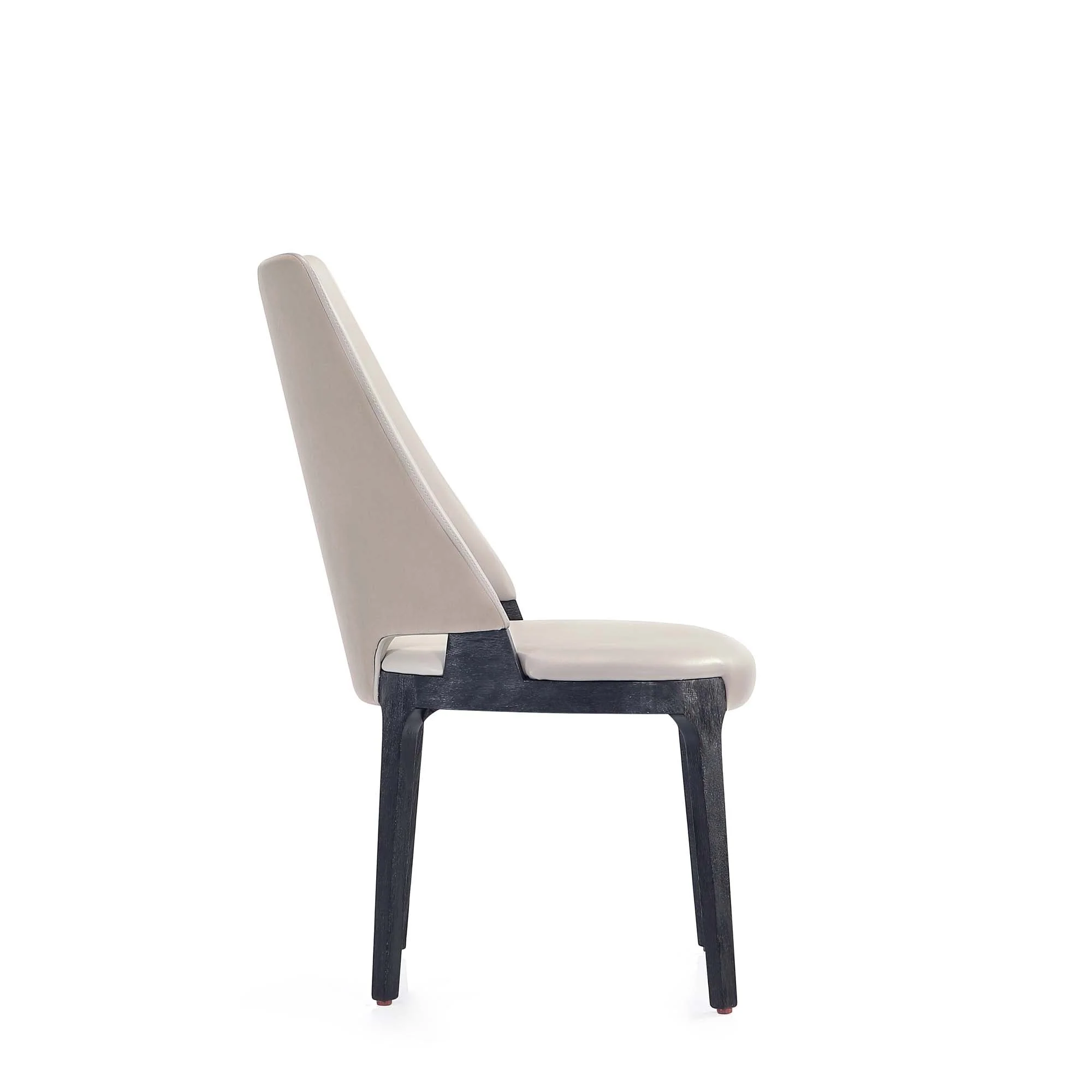 8-Piece Kara Dining Side and Arm Chairs in Light Grey - Image 15