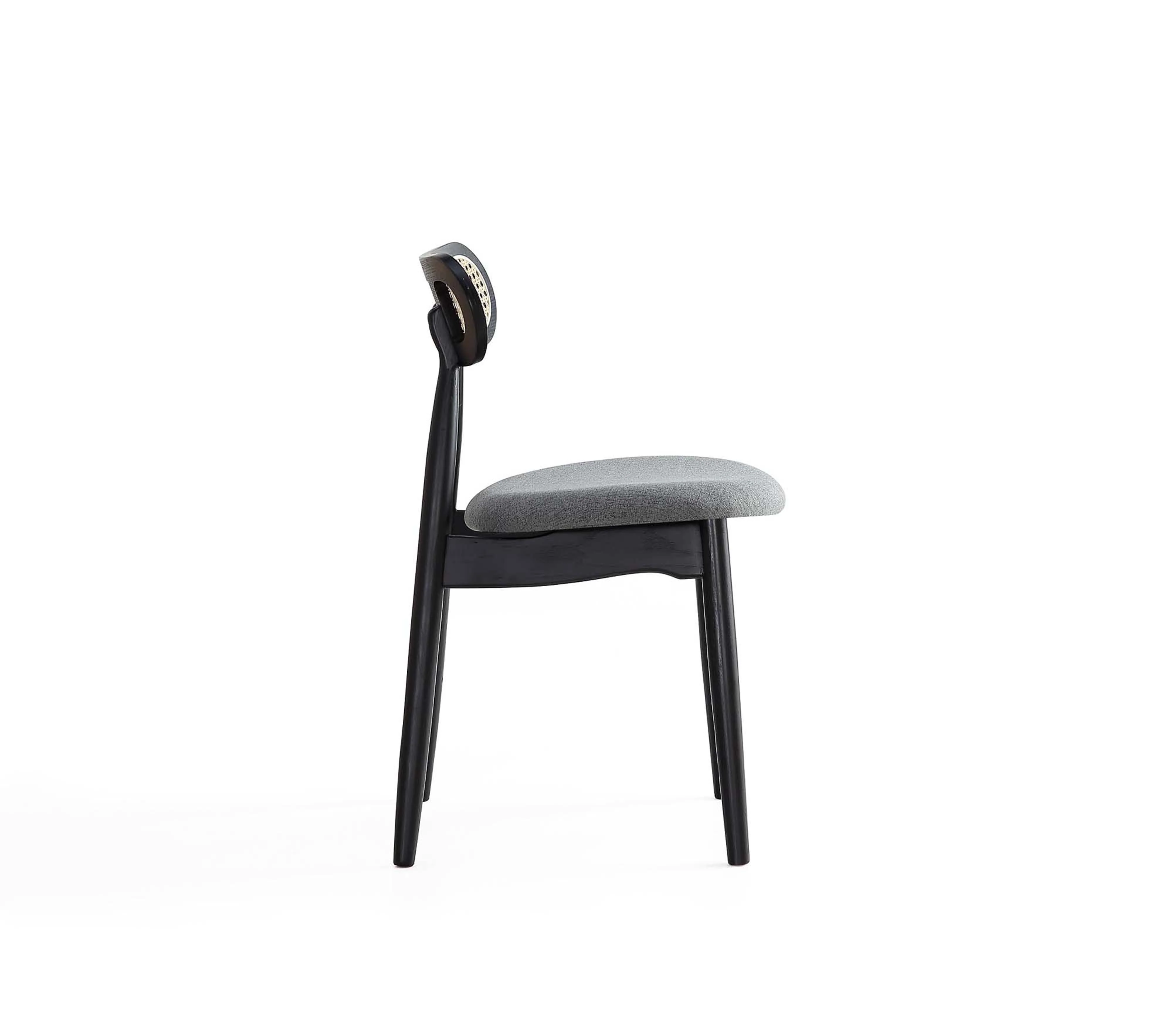 9-Piece Rockaway 70.86 Dining Set in Black with 8 Paragon 1.0 Dining Chairs - Image 15