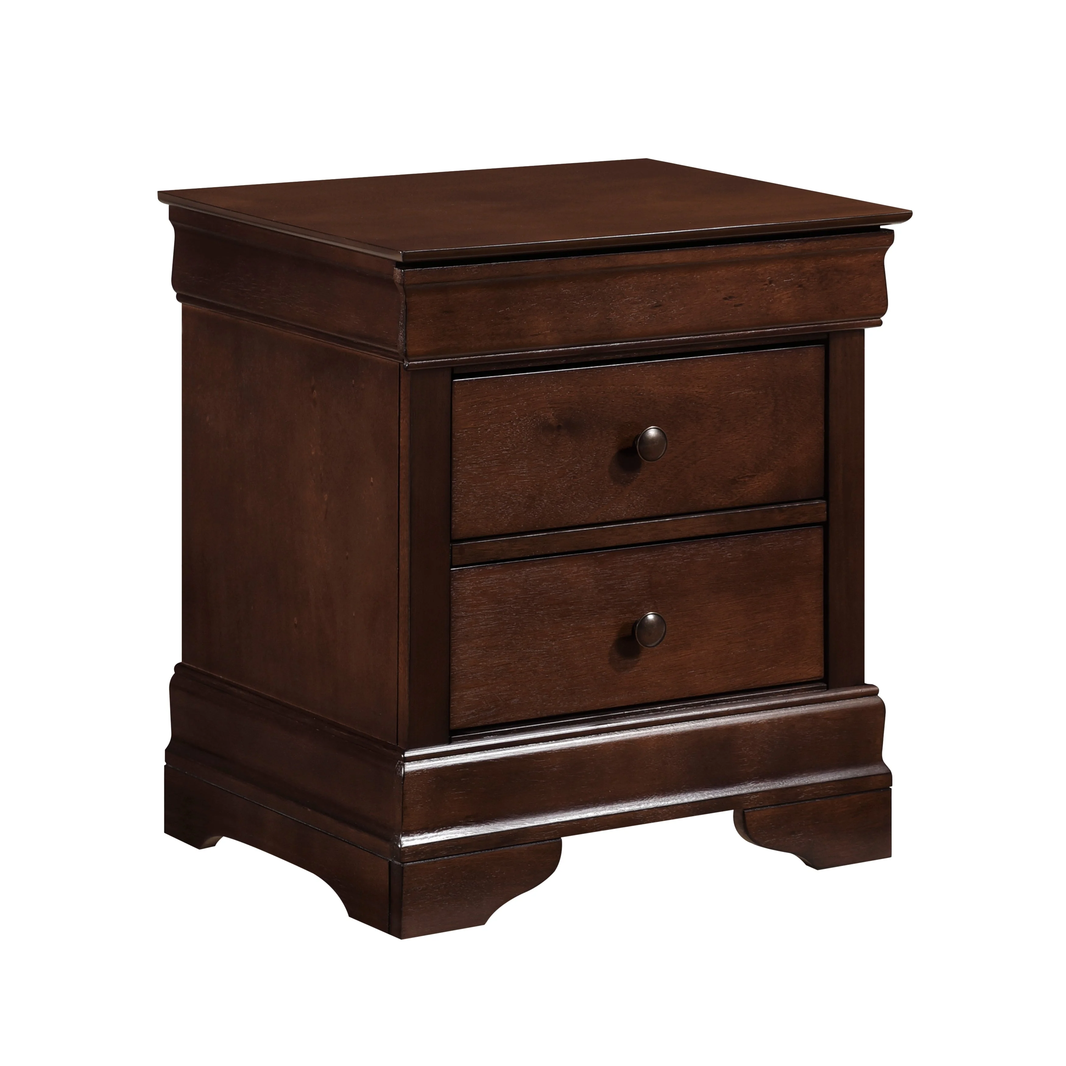 Abbeville Cherry Sleigh Bedroom Set - Image 10