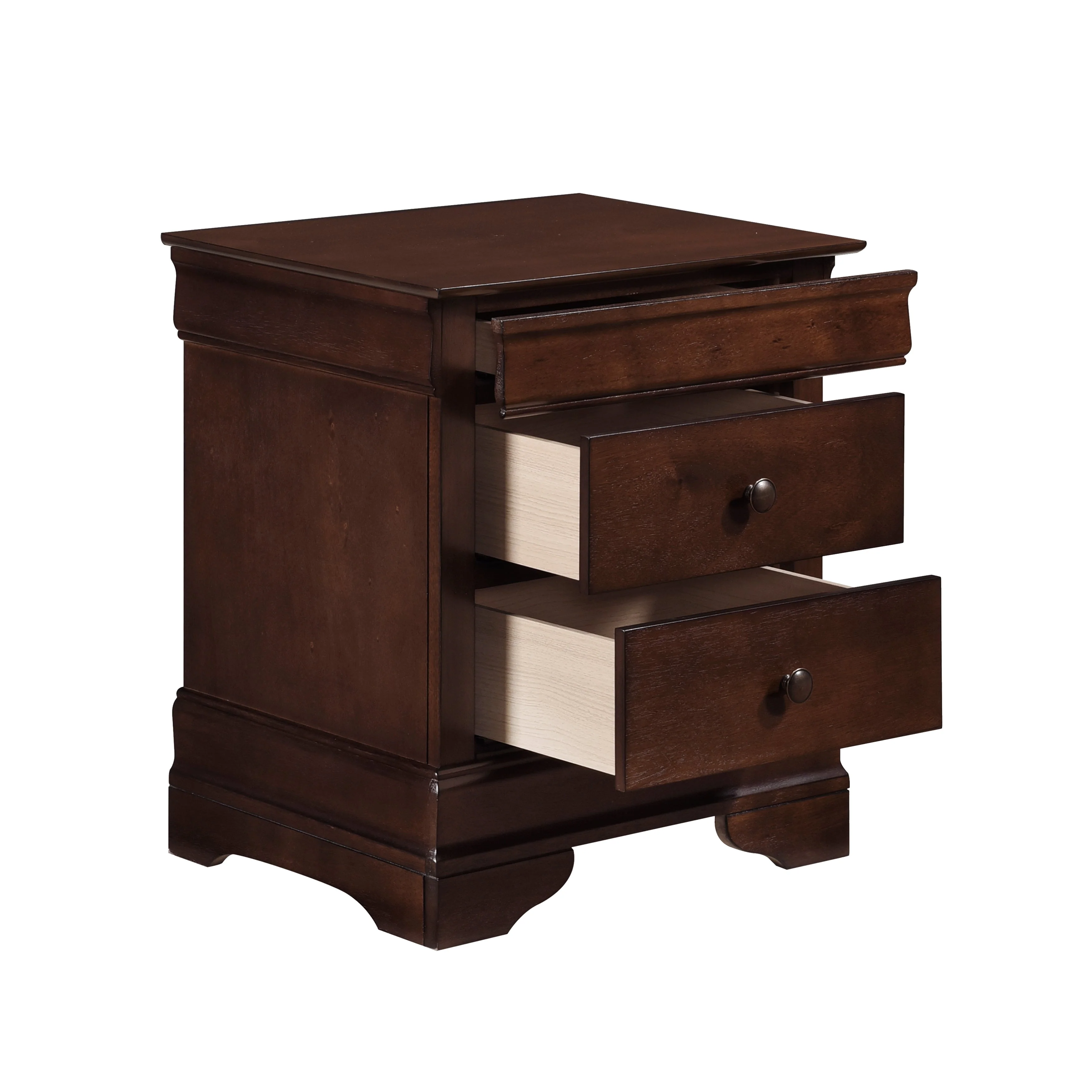 Abbeville Cherry Sleigh Bedroom Set - Image 11