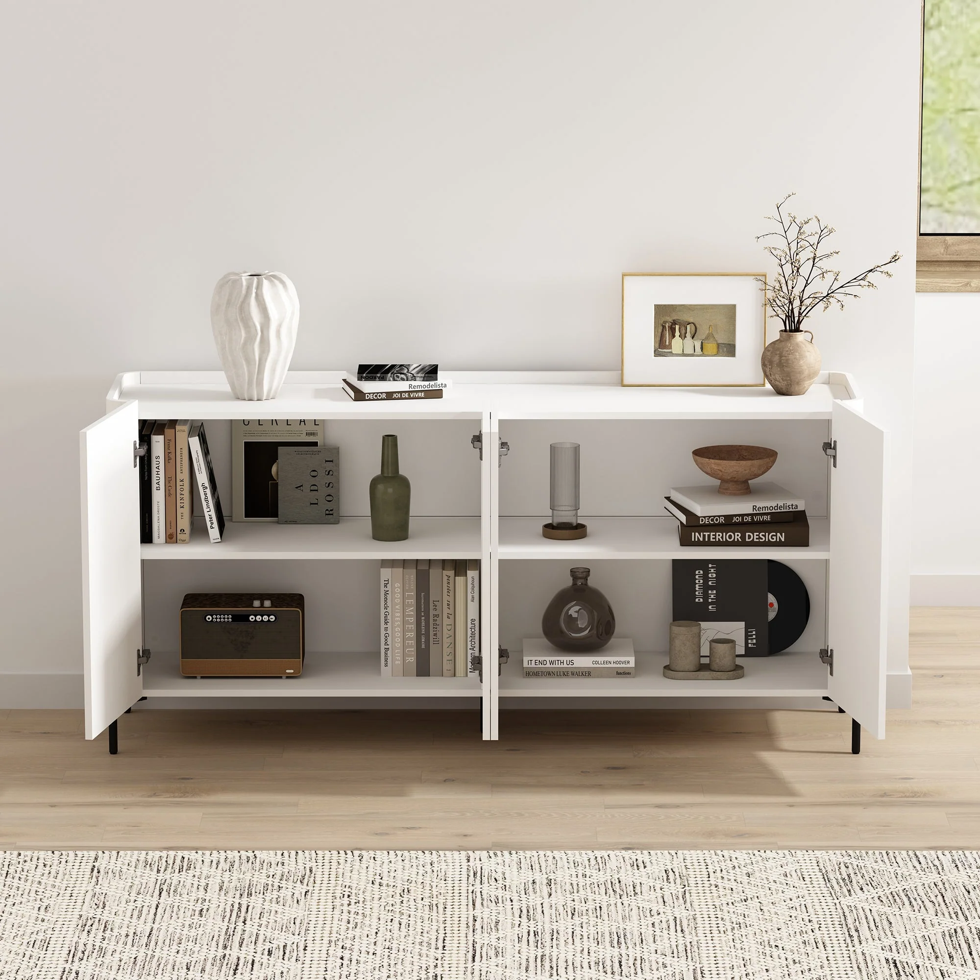 Abbey 66.9" Sideboard in White - Image 5