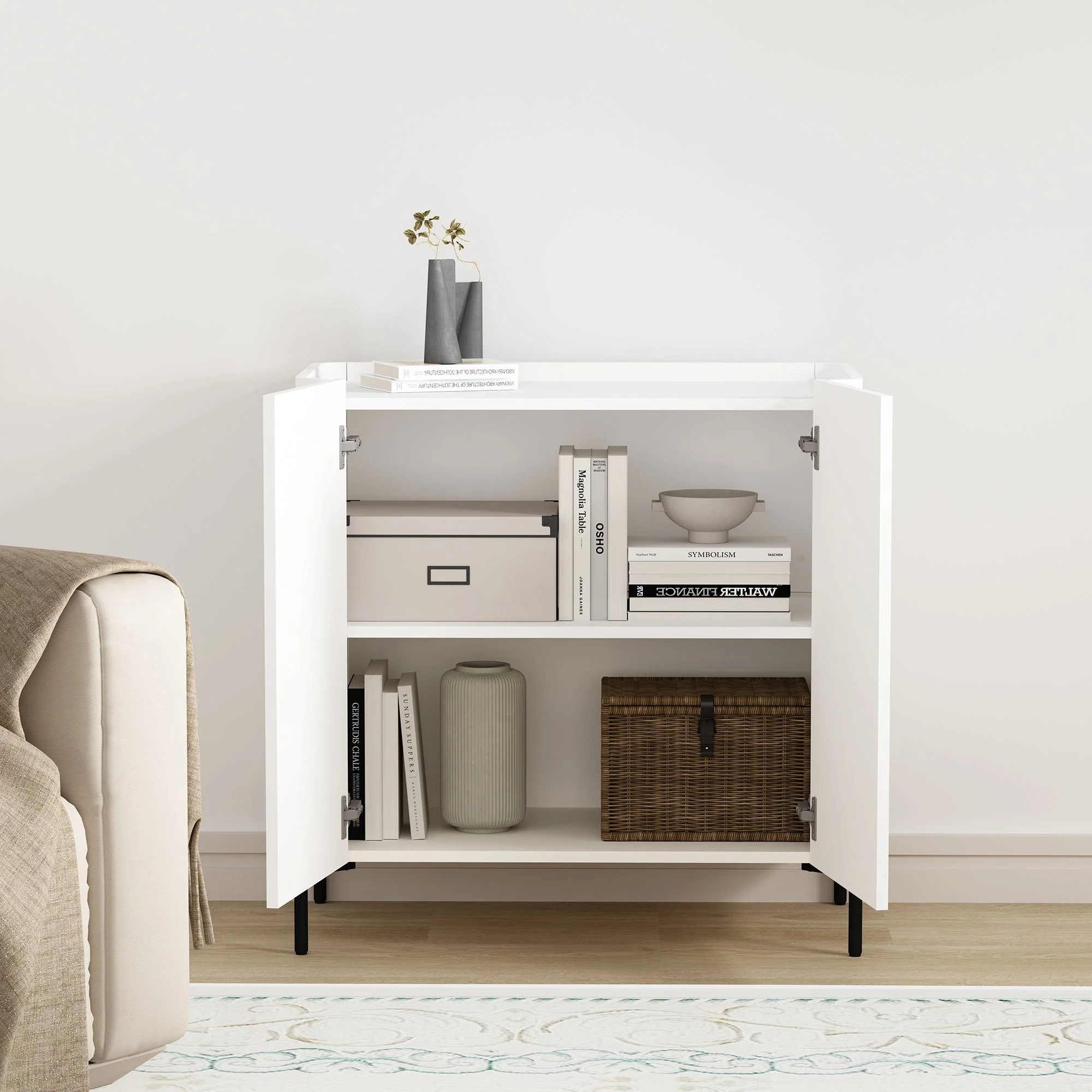 Abbey Accent Cabinet in White - Image 5