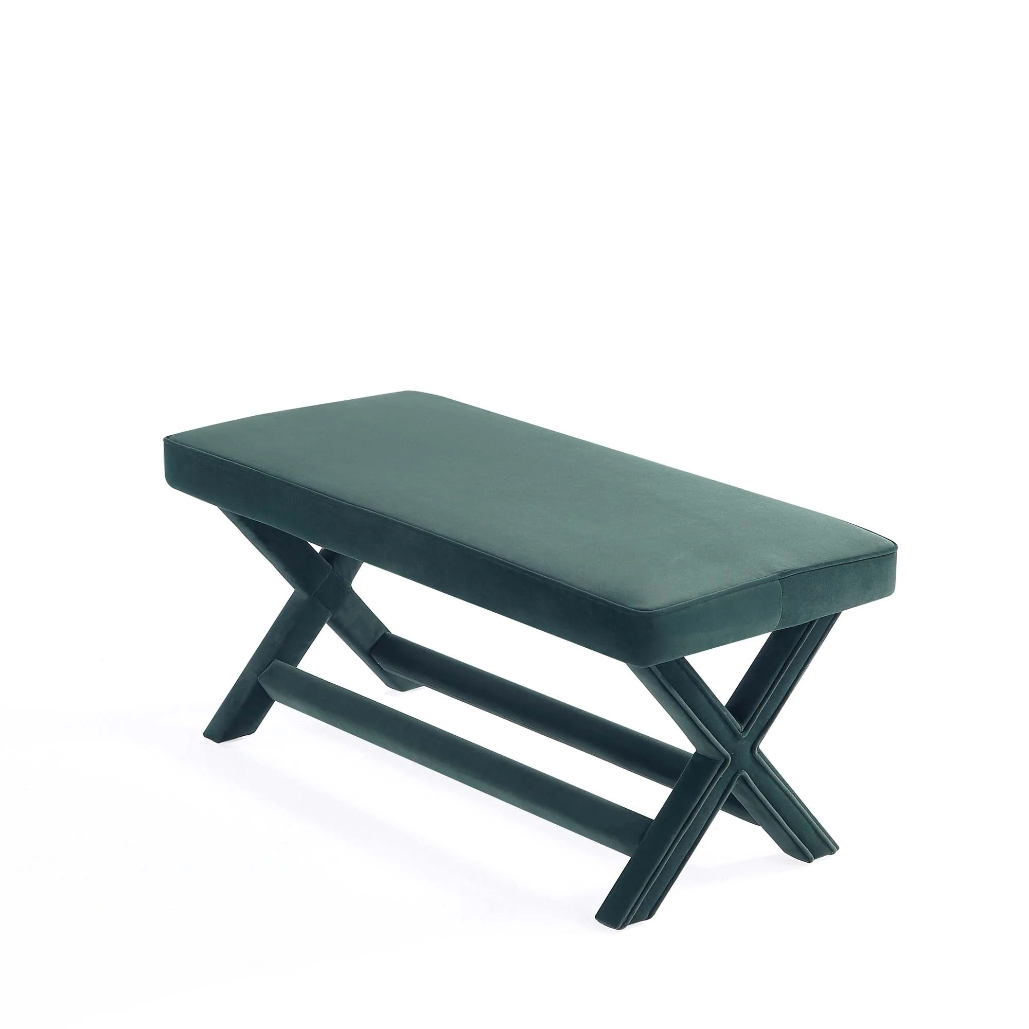 Abigail Double Ottoman Bench in Green - Image 6