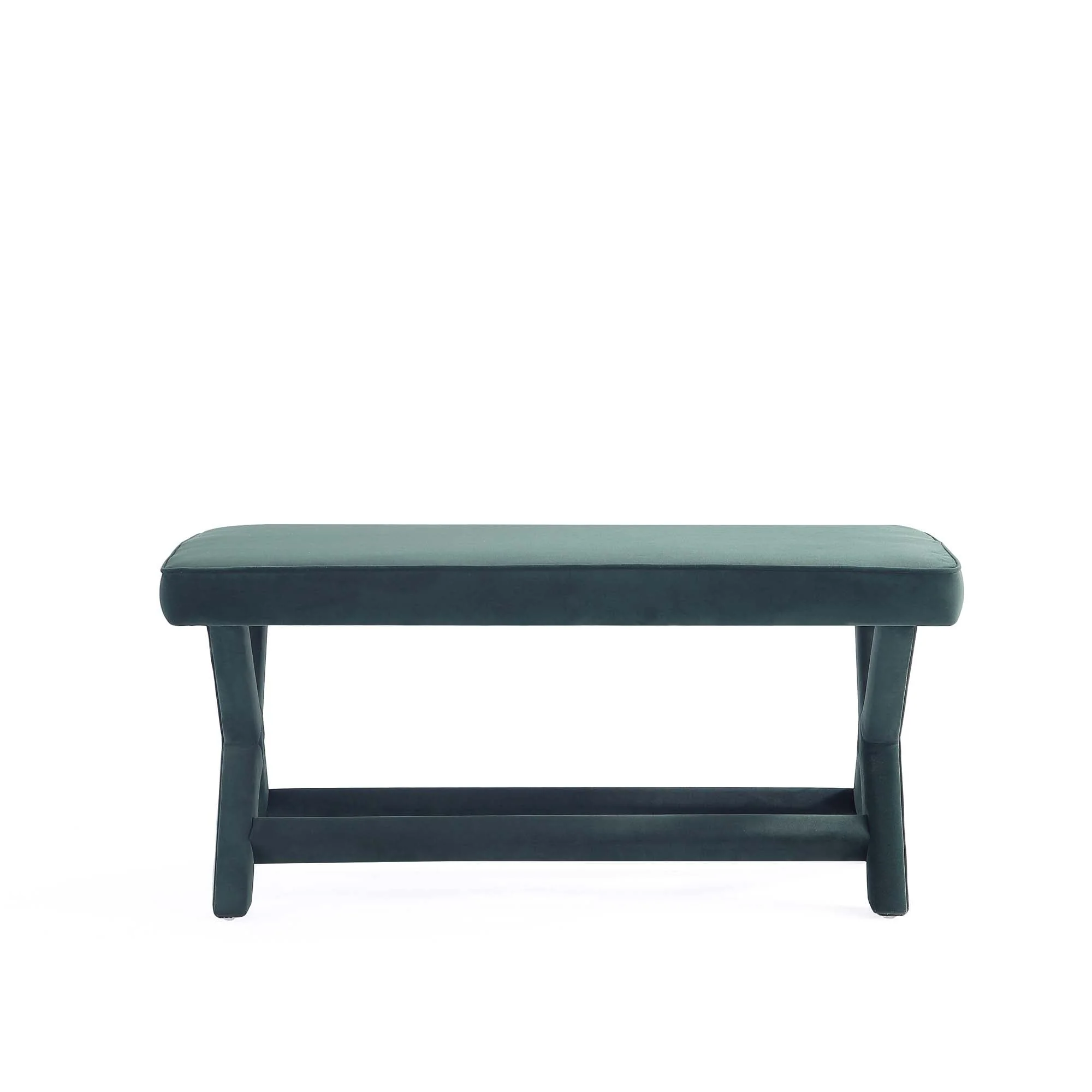 Abigail Double Ottoman Bench in Green - Image 9