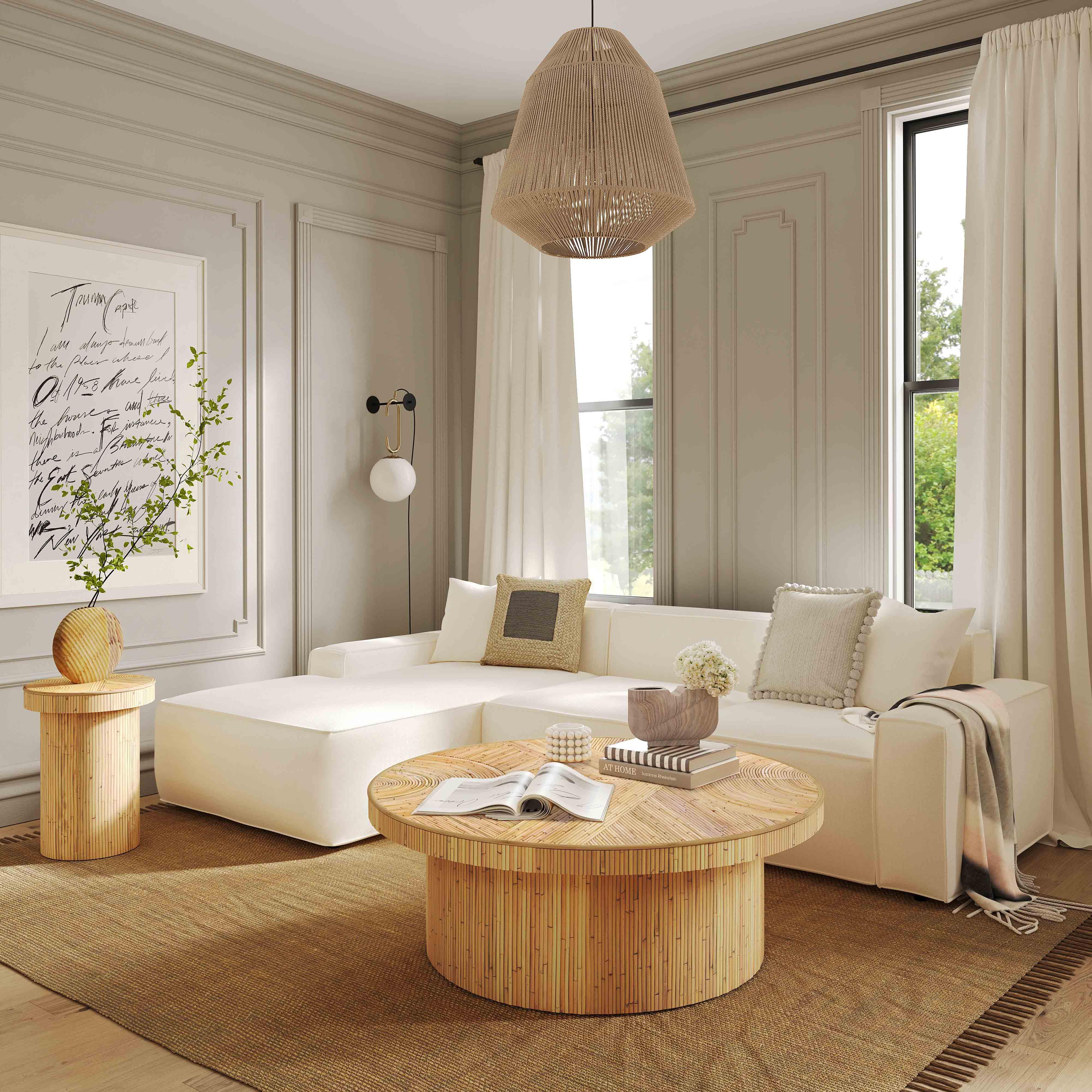 Acadia Rattan Coffee Table - Image 2
