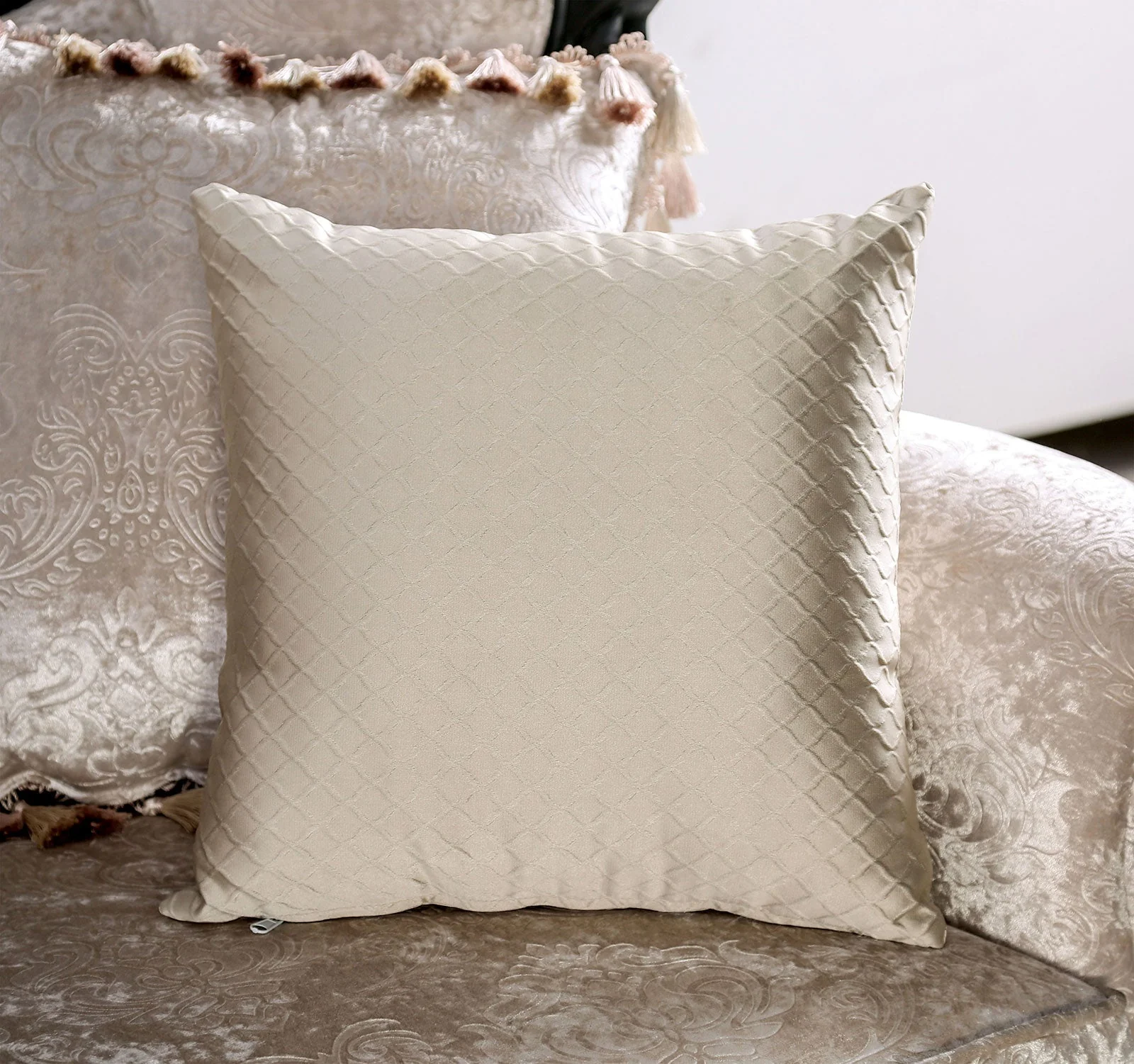 Acapulco Black/Off-White Sofa & Loveseat - Image 12