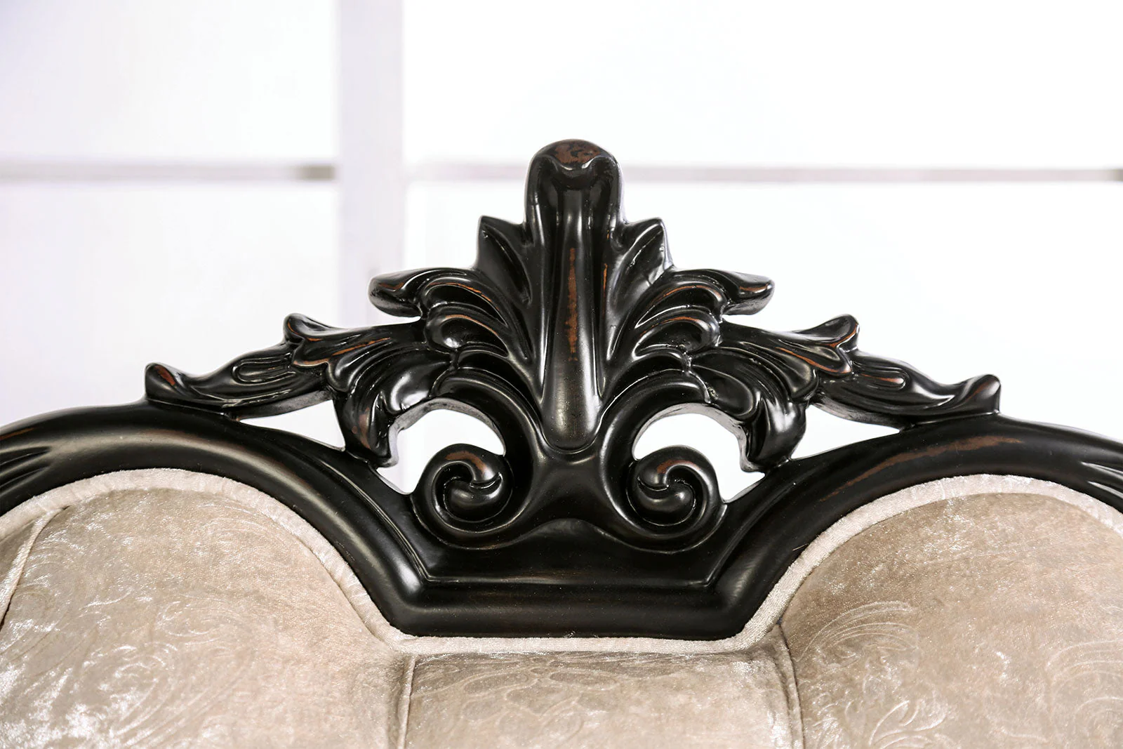 Acapulco Black/Off-White Sofa & Loveseat - Image 9