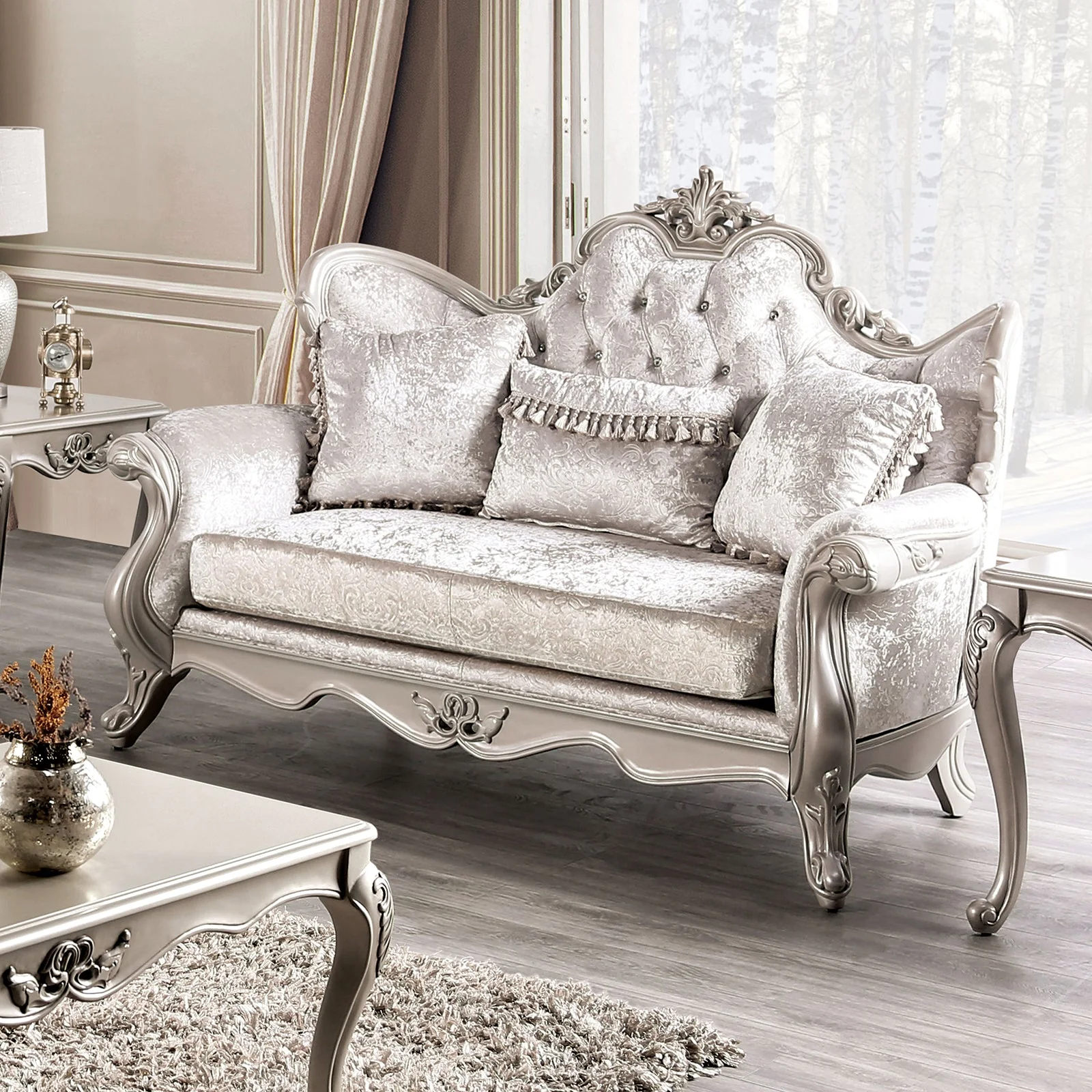 Acapulco Off-White Sofa & Loveseat - Image 3
