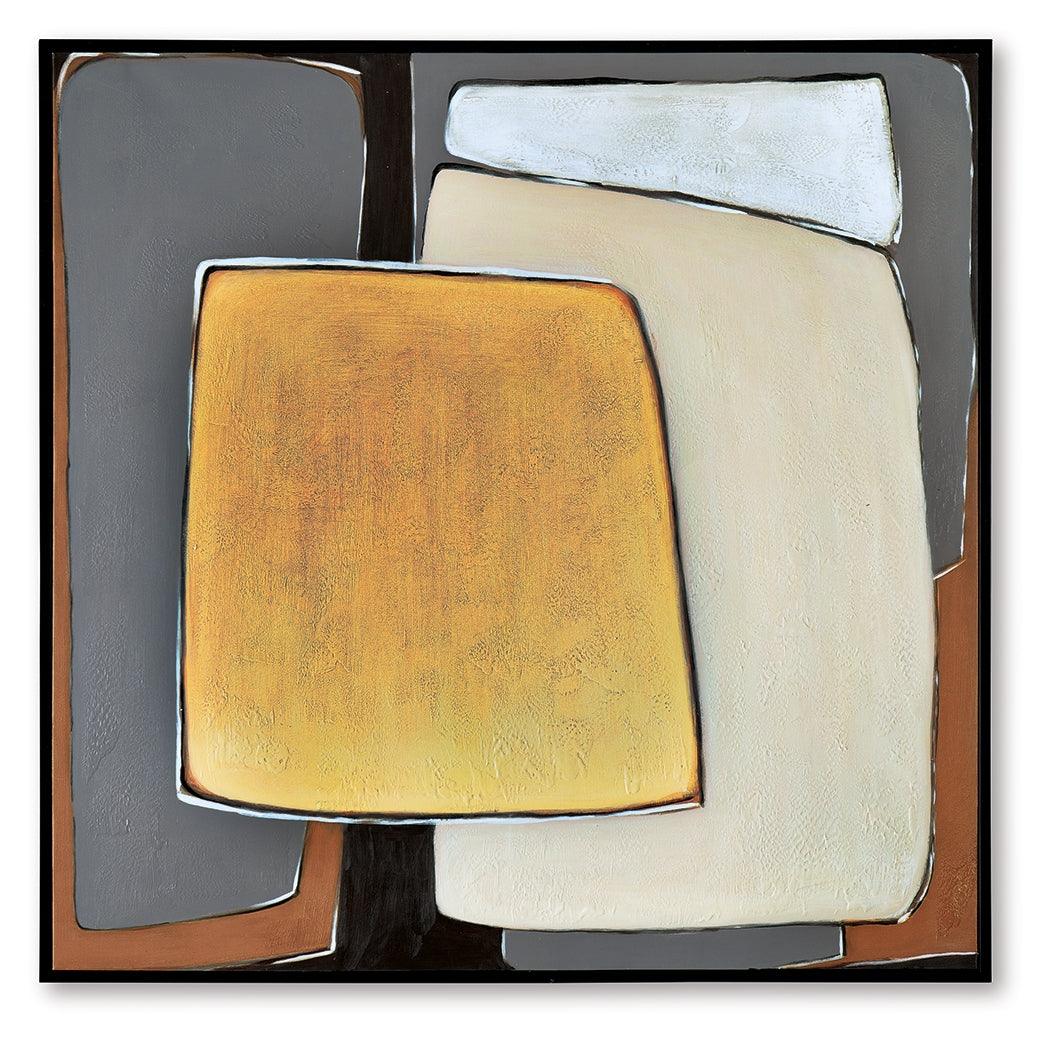 Actman Cream/Brown/Gray Wall Art - Image 4