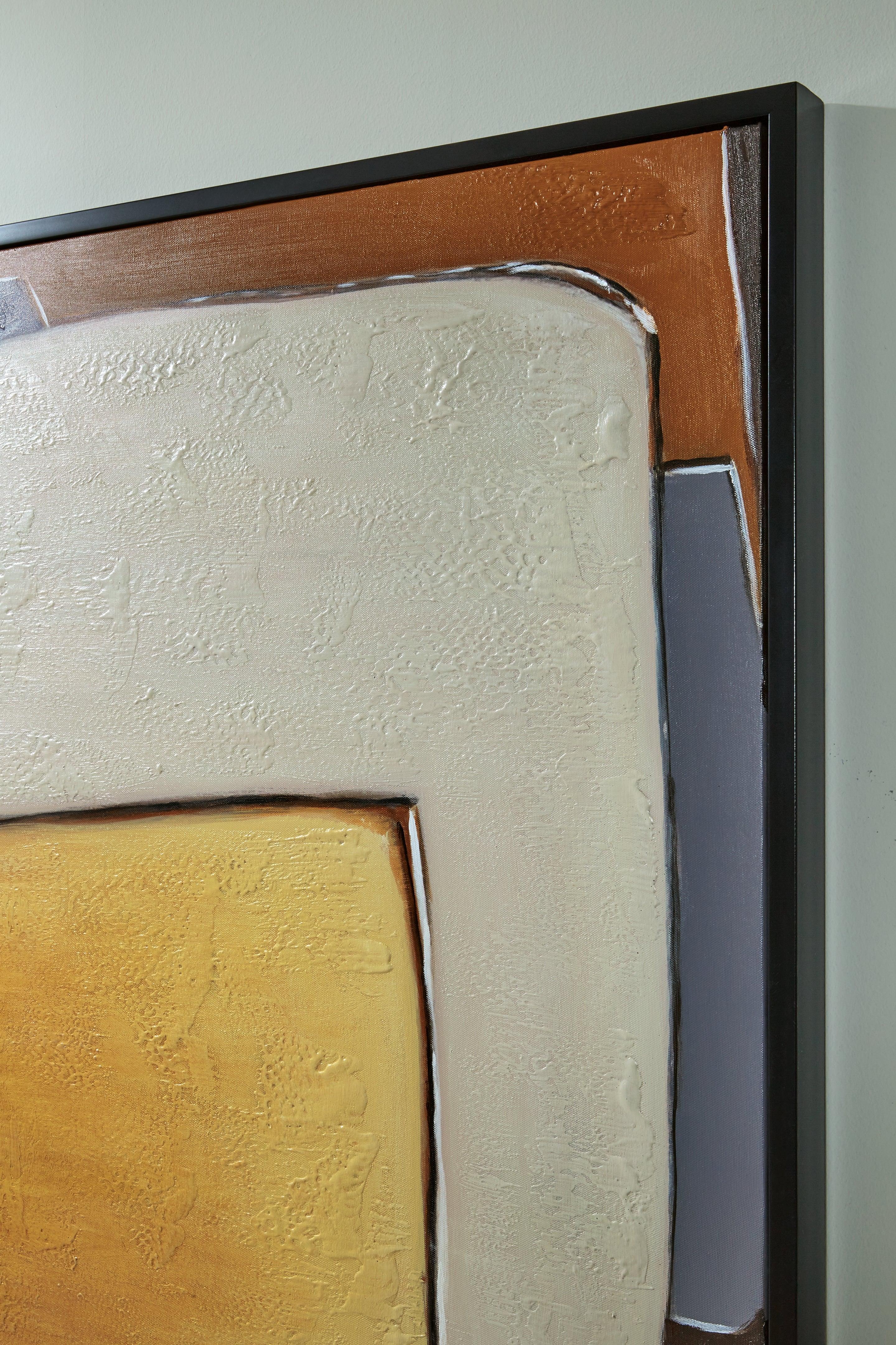 Actman Cream/Brown/Gray Wall Art - Image 7