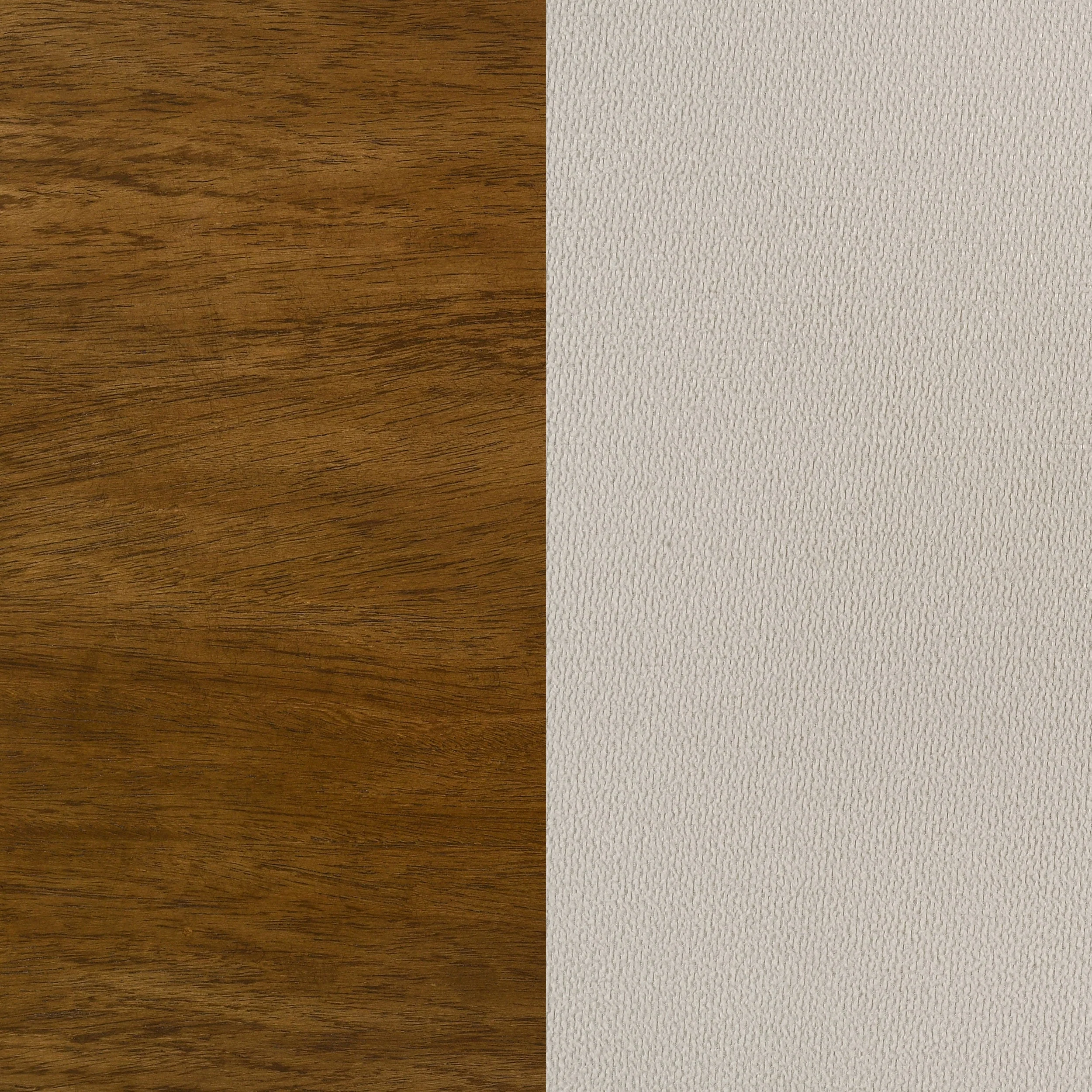 Adderley Cream/Warm Brown Eastern King Wood Panel Bed - Image 9