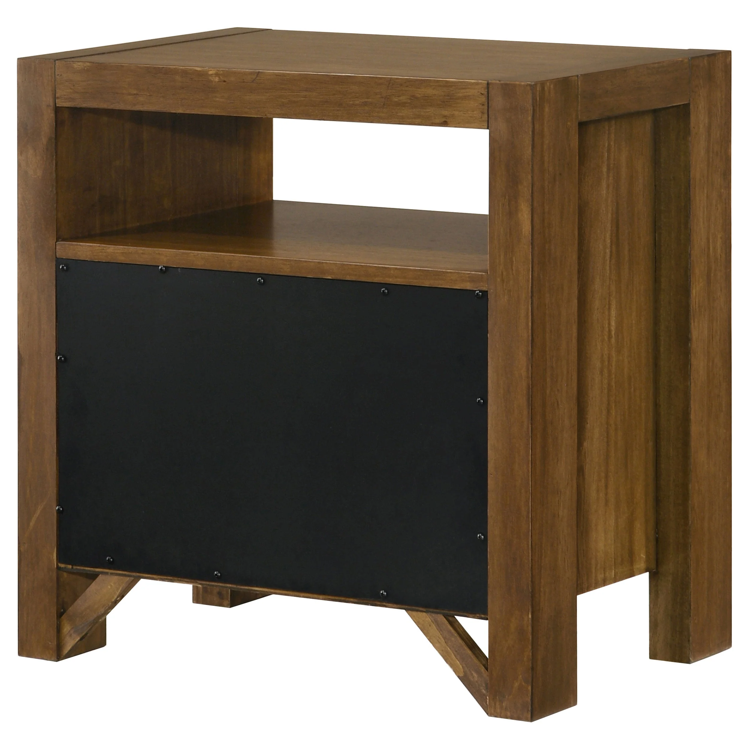 Adderley Warm Brown 2-drawer Nightstand Bedside Table - Image 7