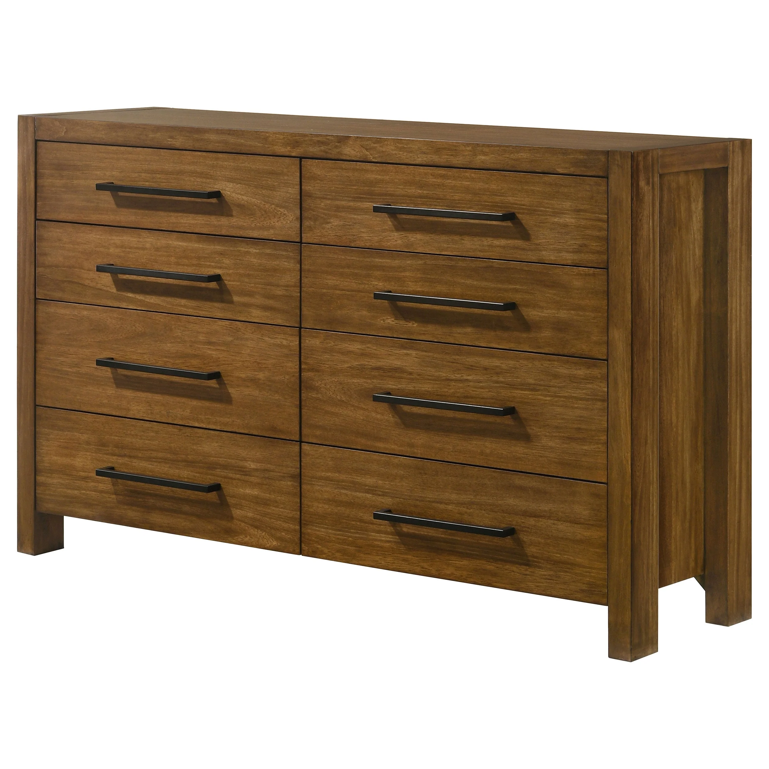 Adderley Warm Brown 8-drawer Bedroom Dresser Cabinet - Image 3