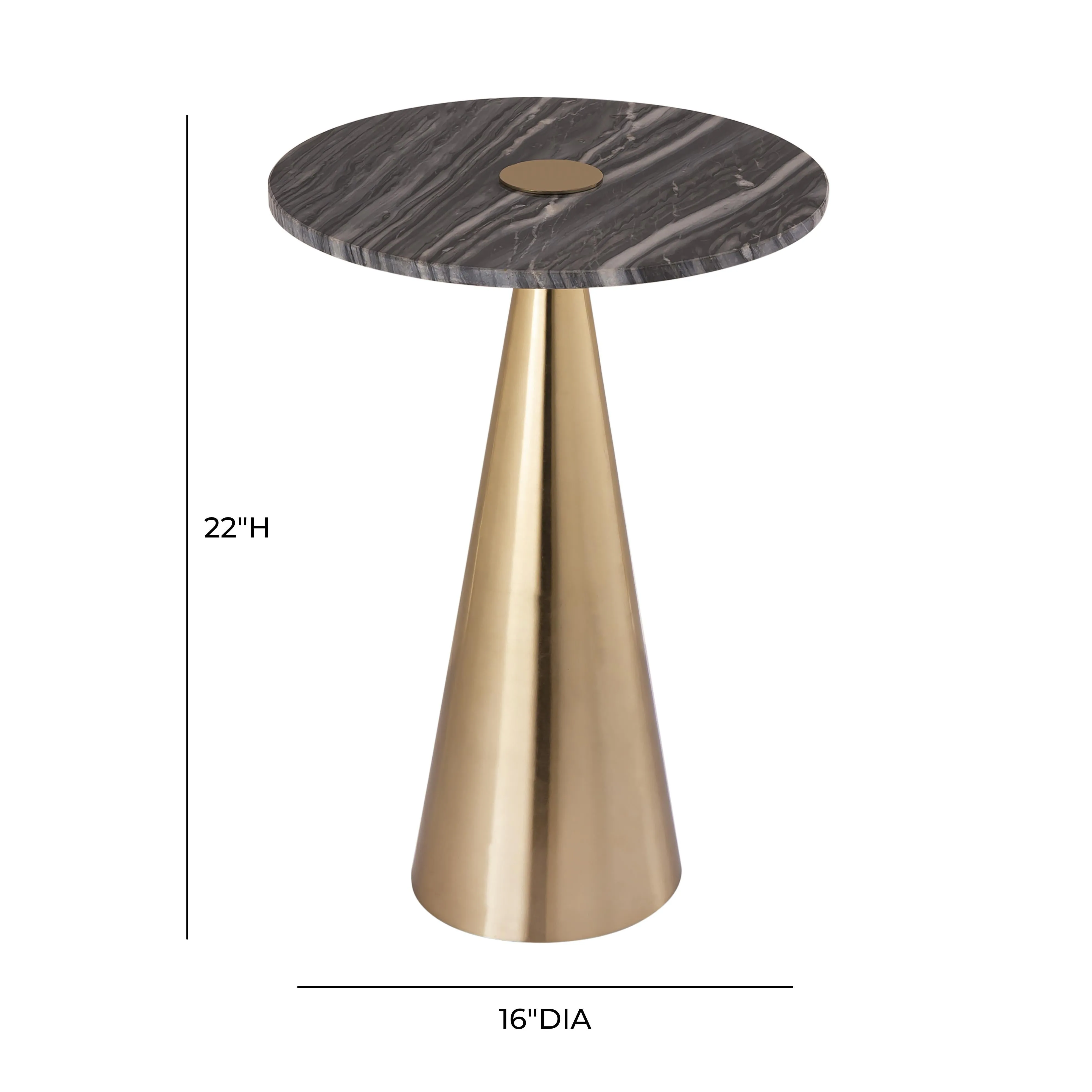 Addyson Marble Side Table - Image 5