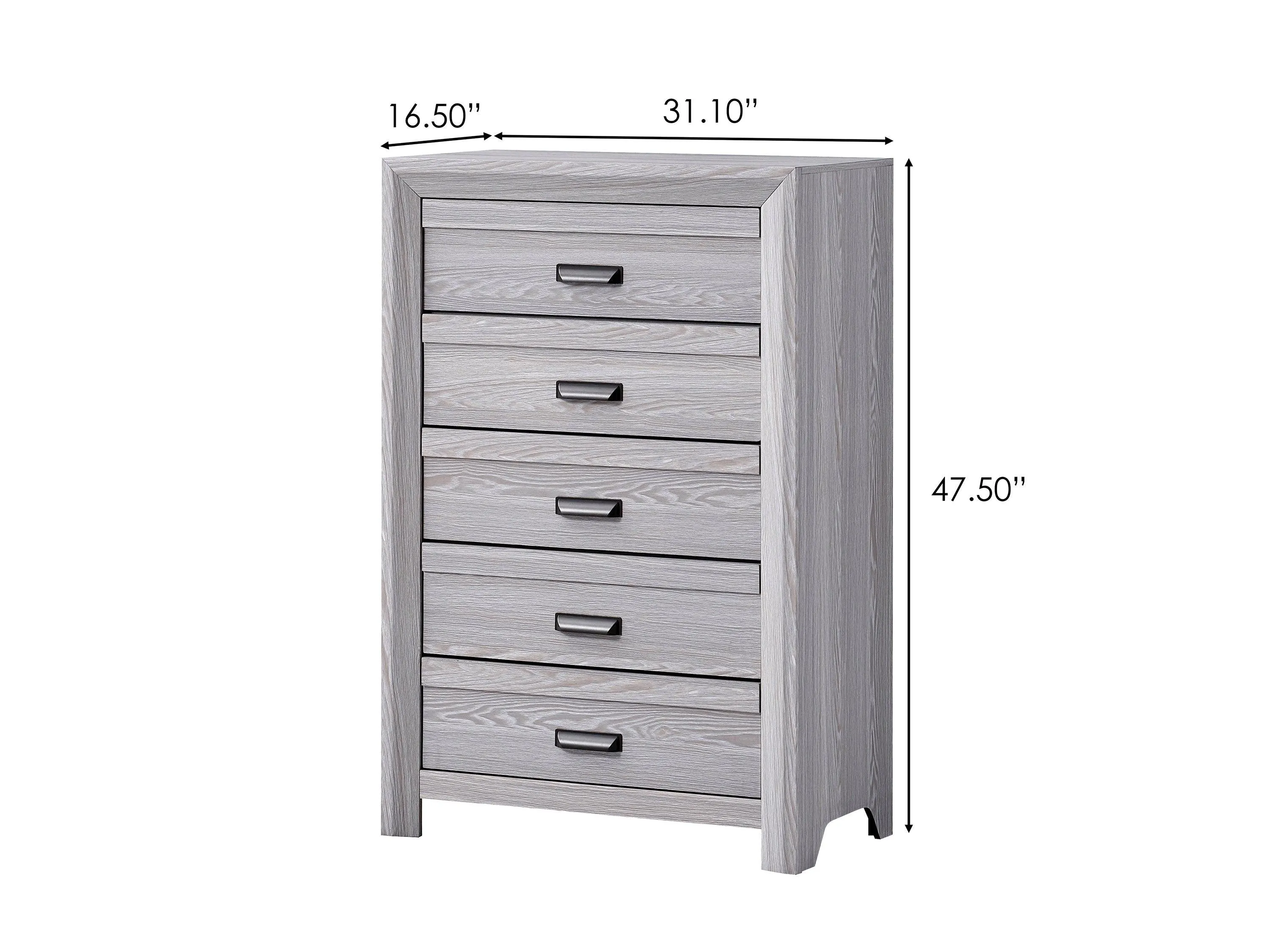 Adelaide Driftwood Panel Bedroom Set - Image 12