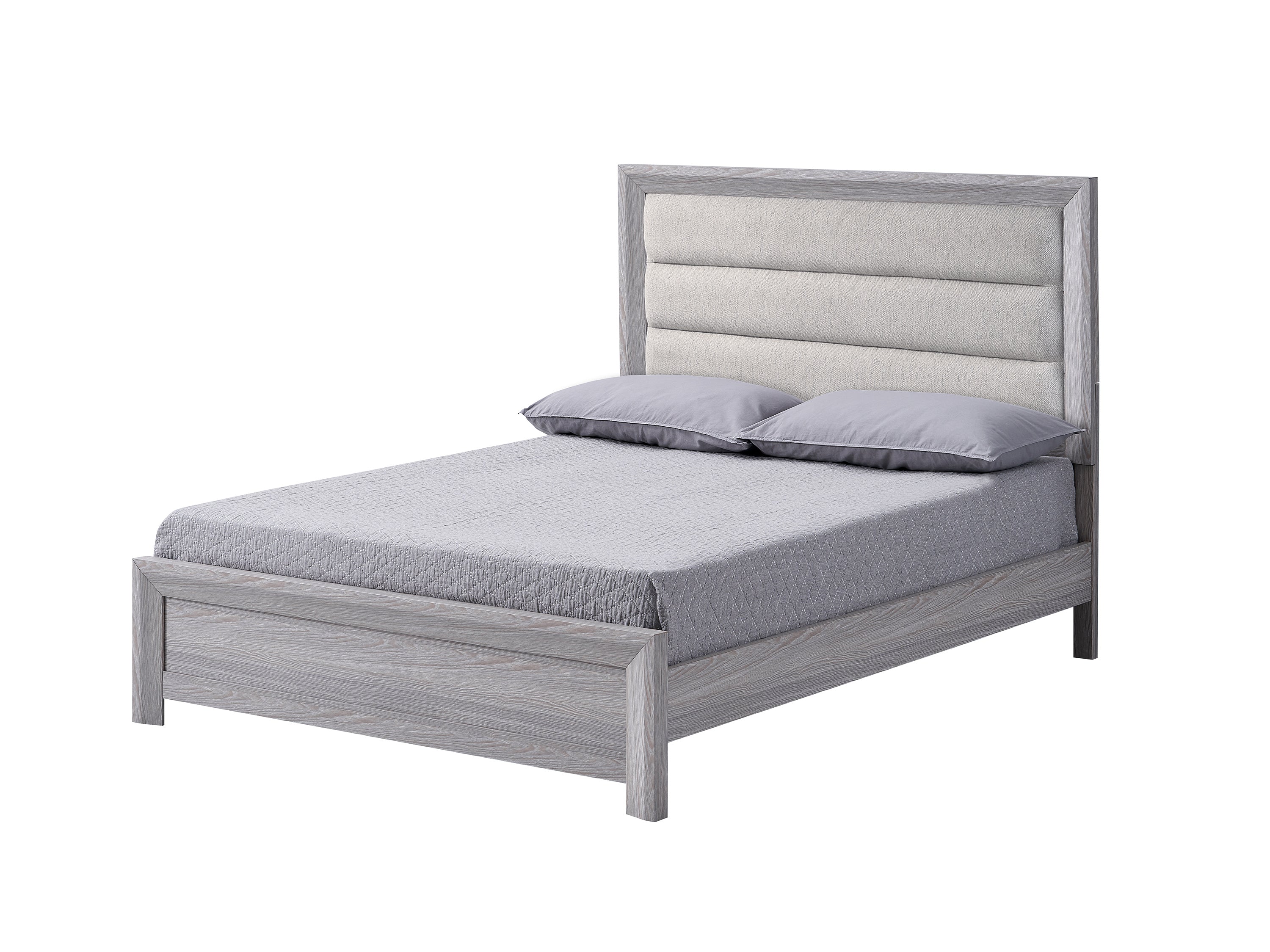 Adelaide Driftwood Upholstered Panel Youth Bedroom Set - Image 2