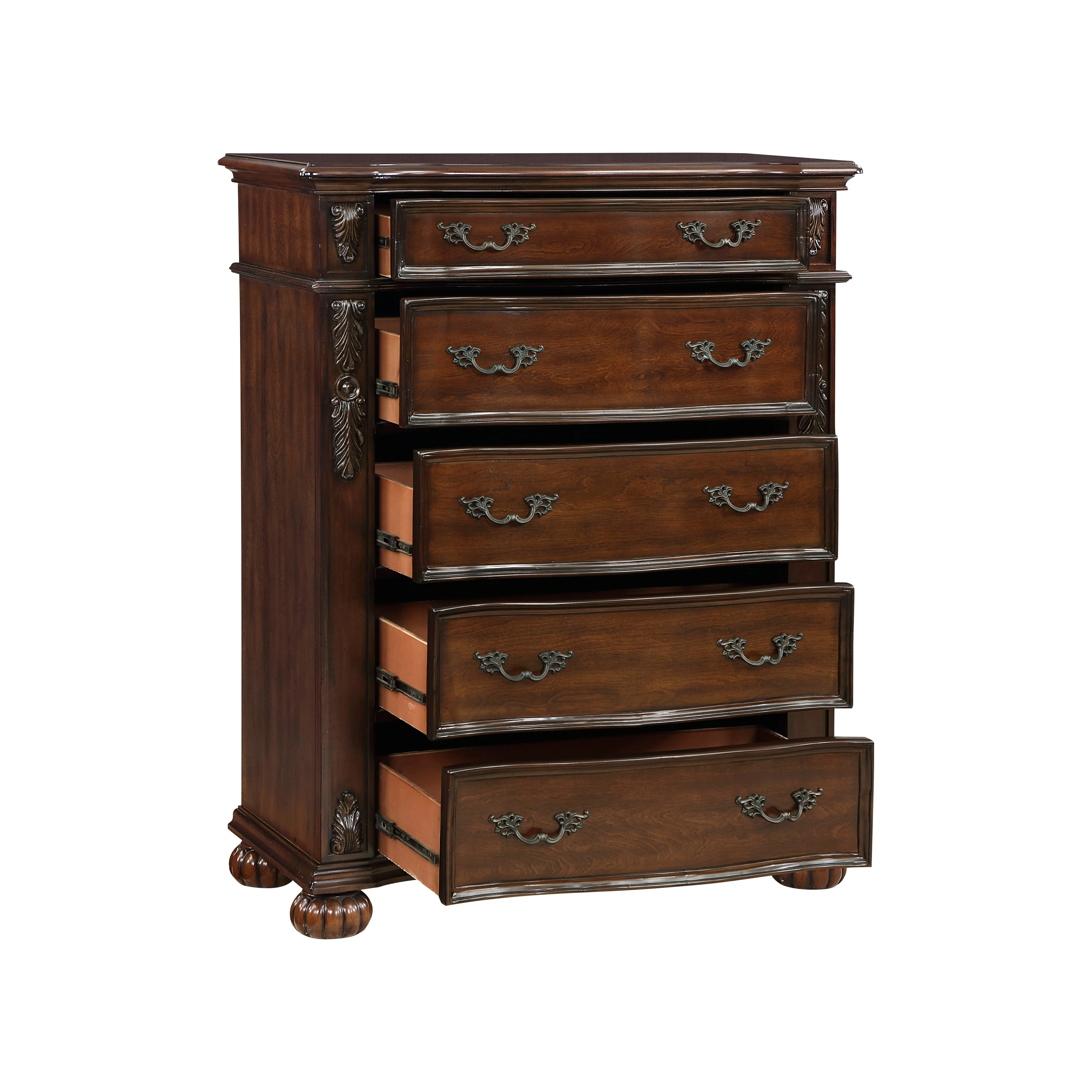 Adelina Cherry Bedroom Set - Image 14