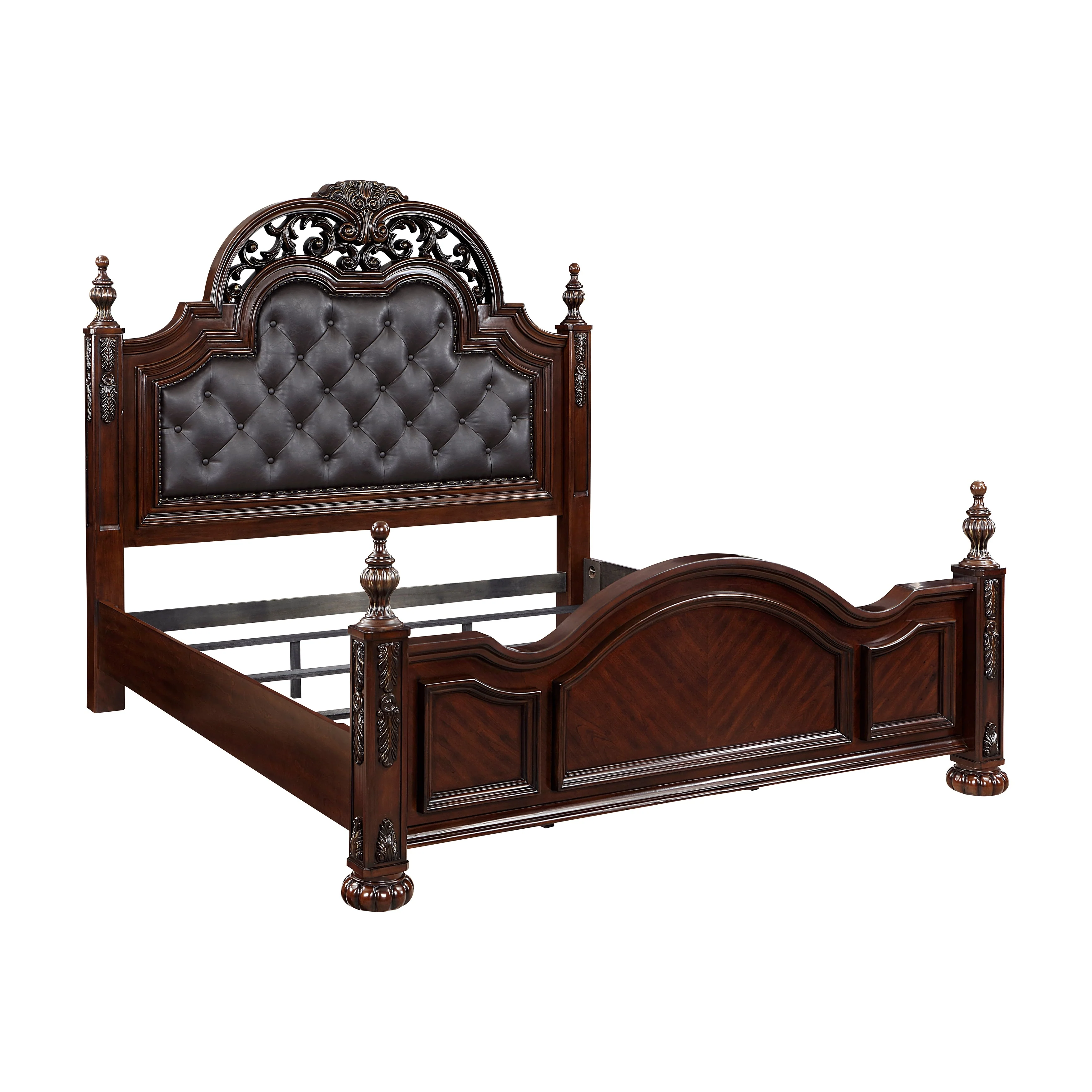 Adelina Cherry Bedroom Set - Image 4