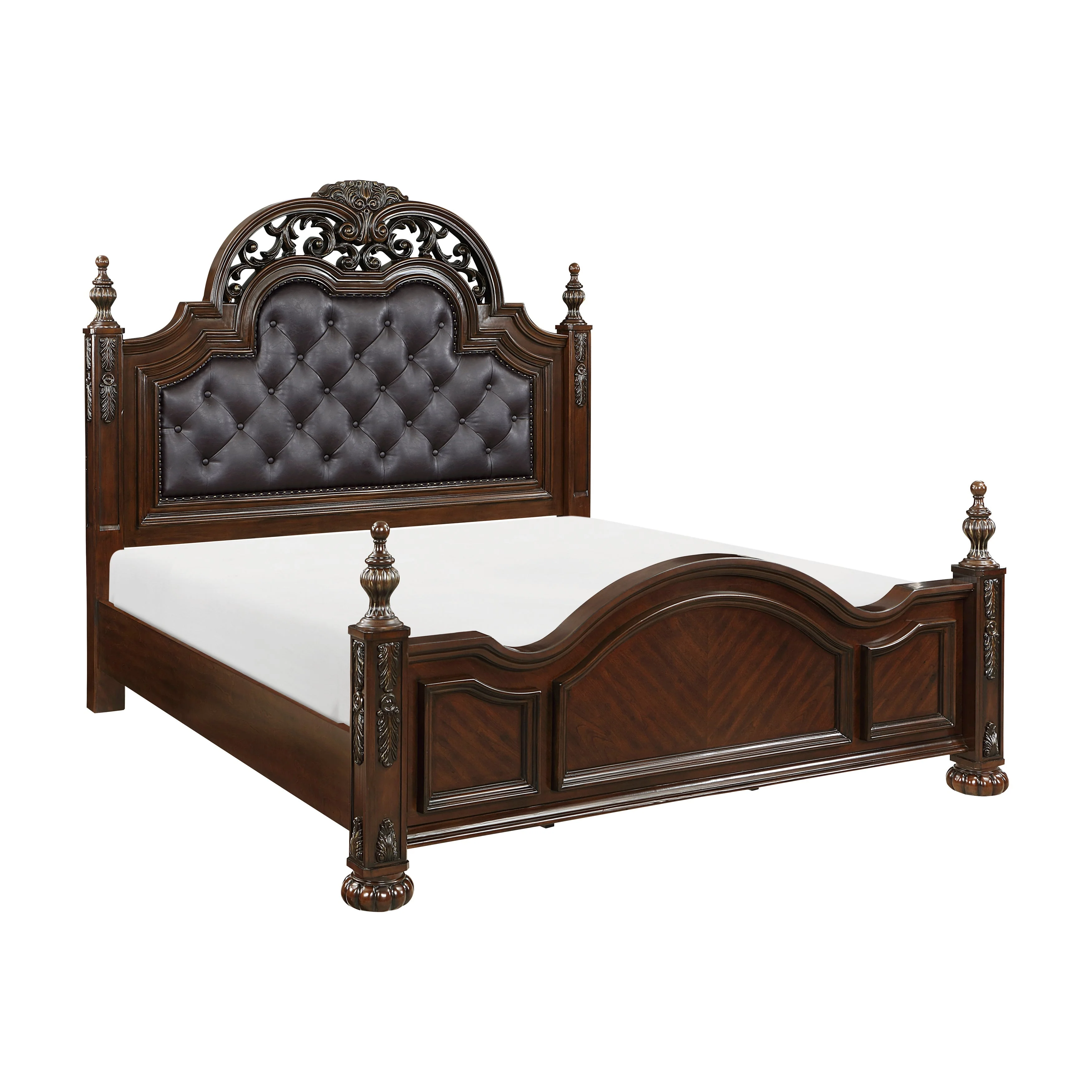 Adelina Cherry California King Poster Bed - Image 2