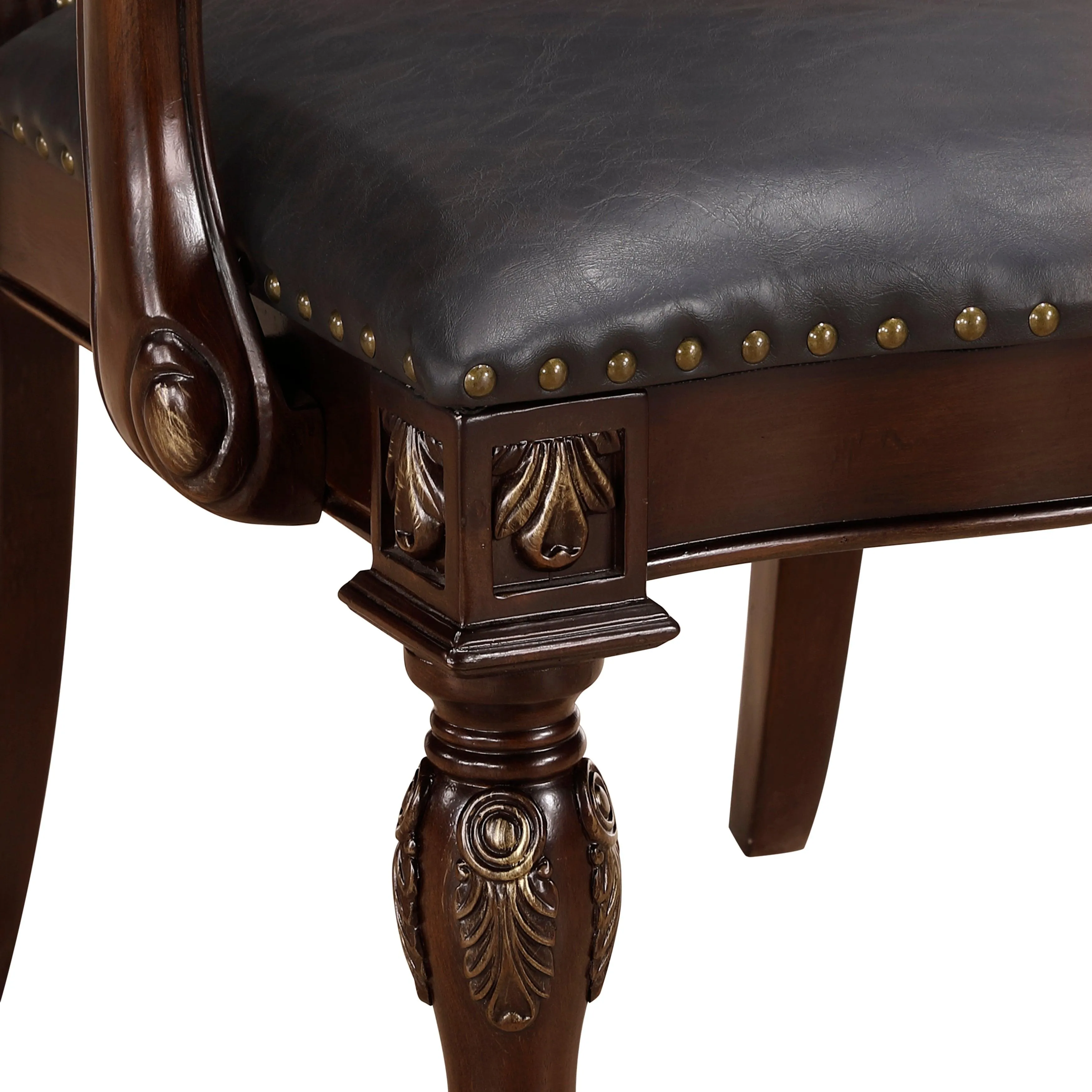 Adelina Cherry Dining Arm Chair, Set of 2 - Image 6