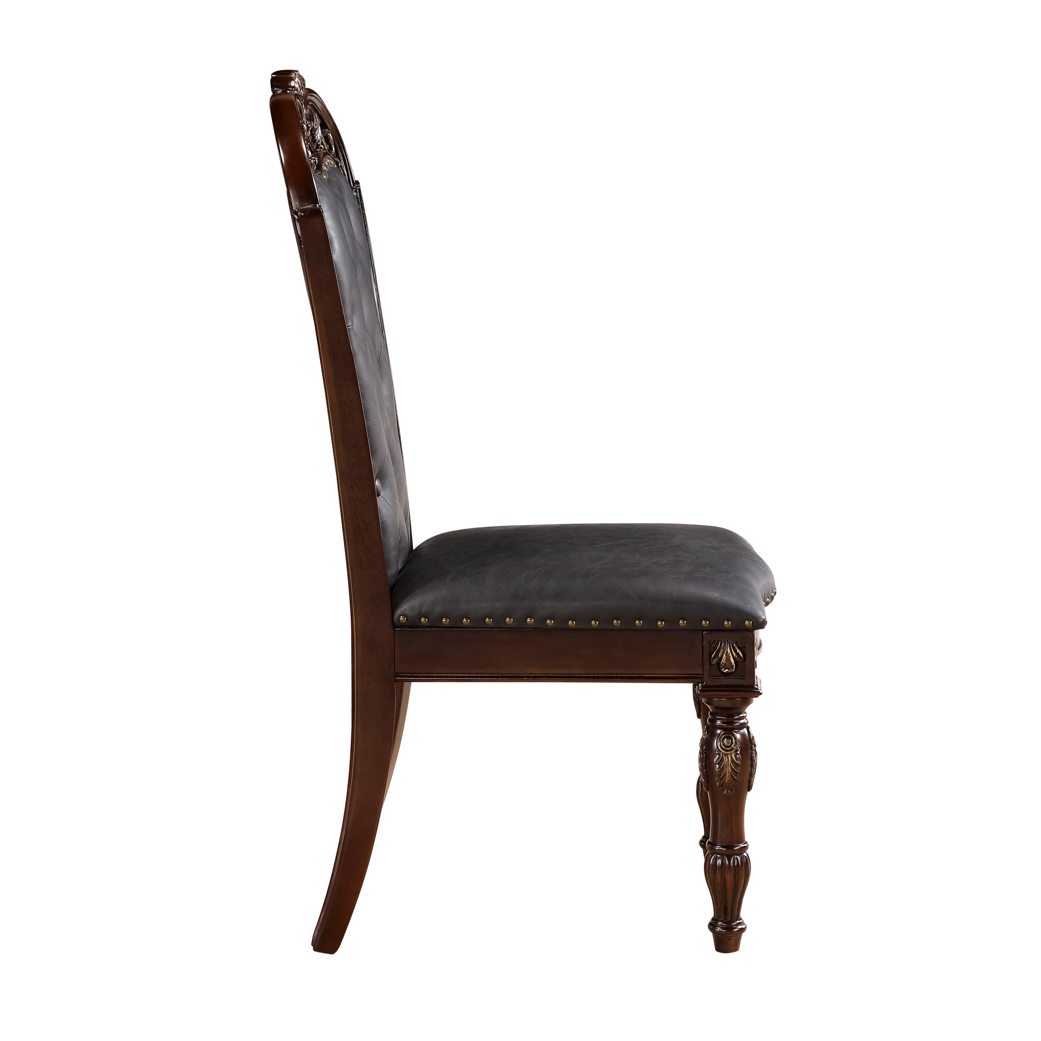 Adelina Cherry Double Pedestal Extendable Dining Room Set - Image 12