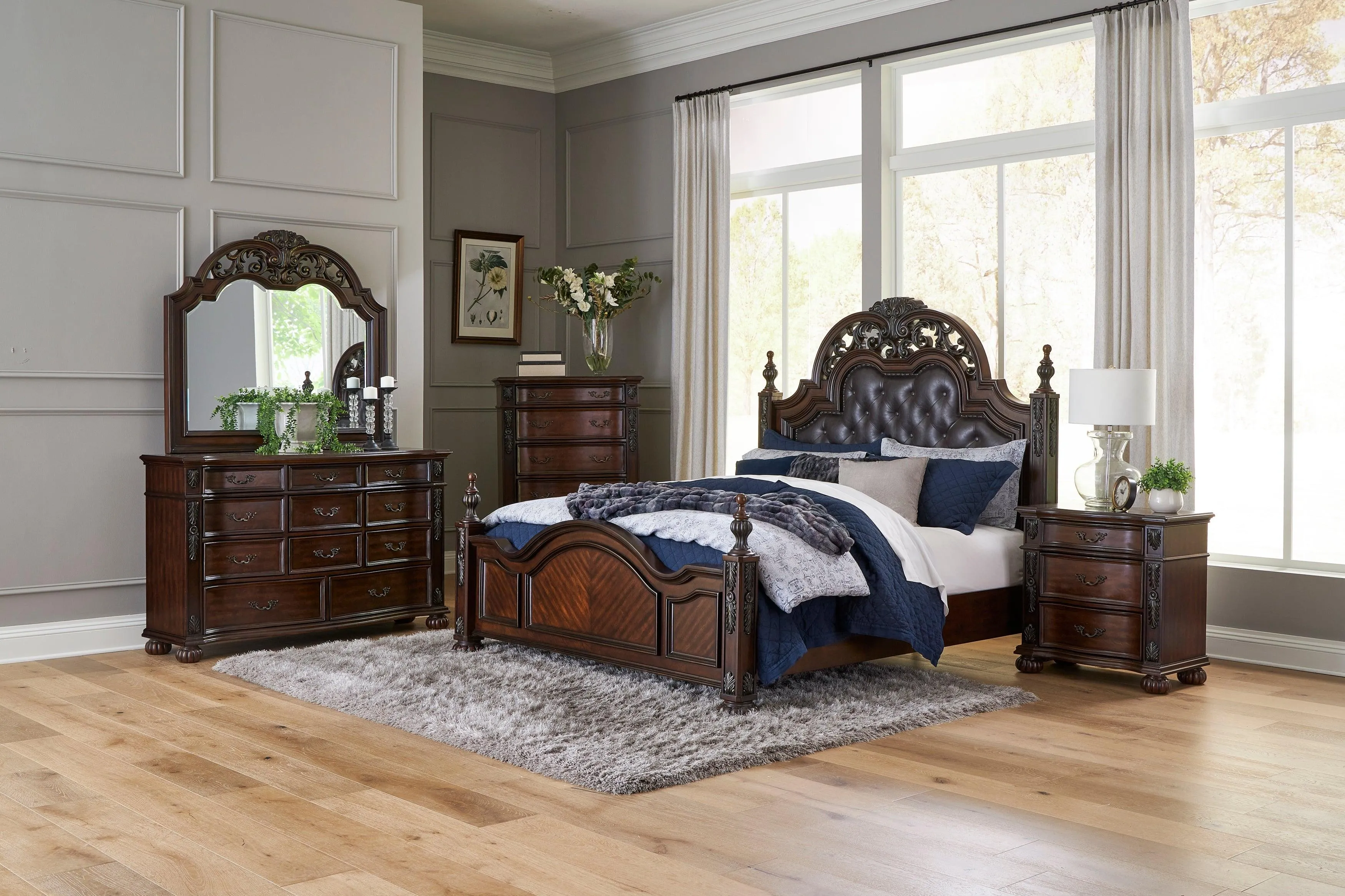 Adelina Cherry Nightstand - Image 2