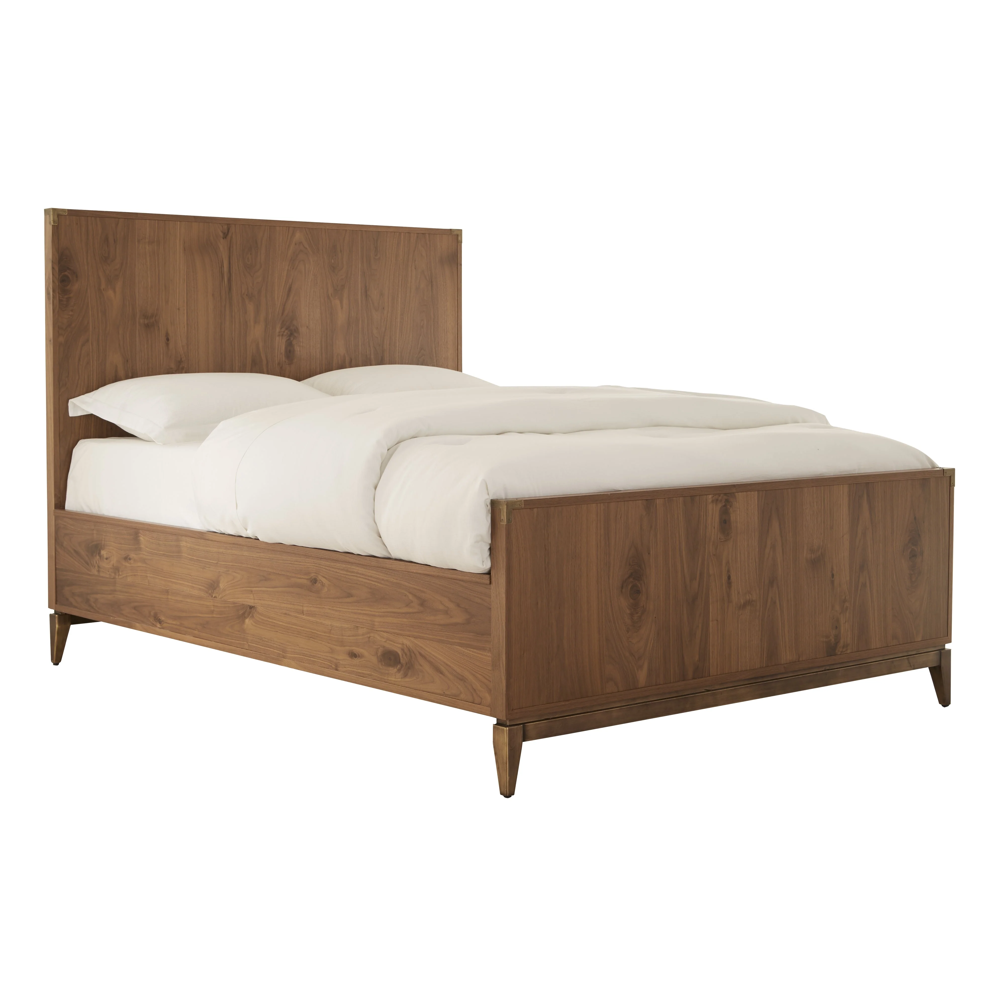 Adler Wood Eastern King Panel Bed in Natural Walnut - Image 5