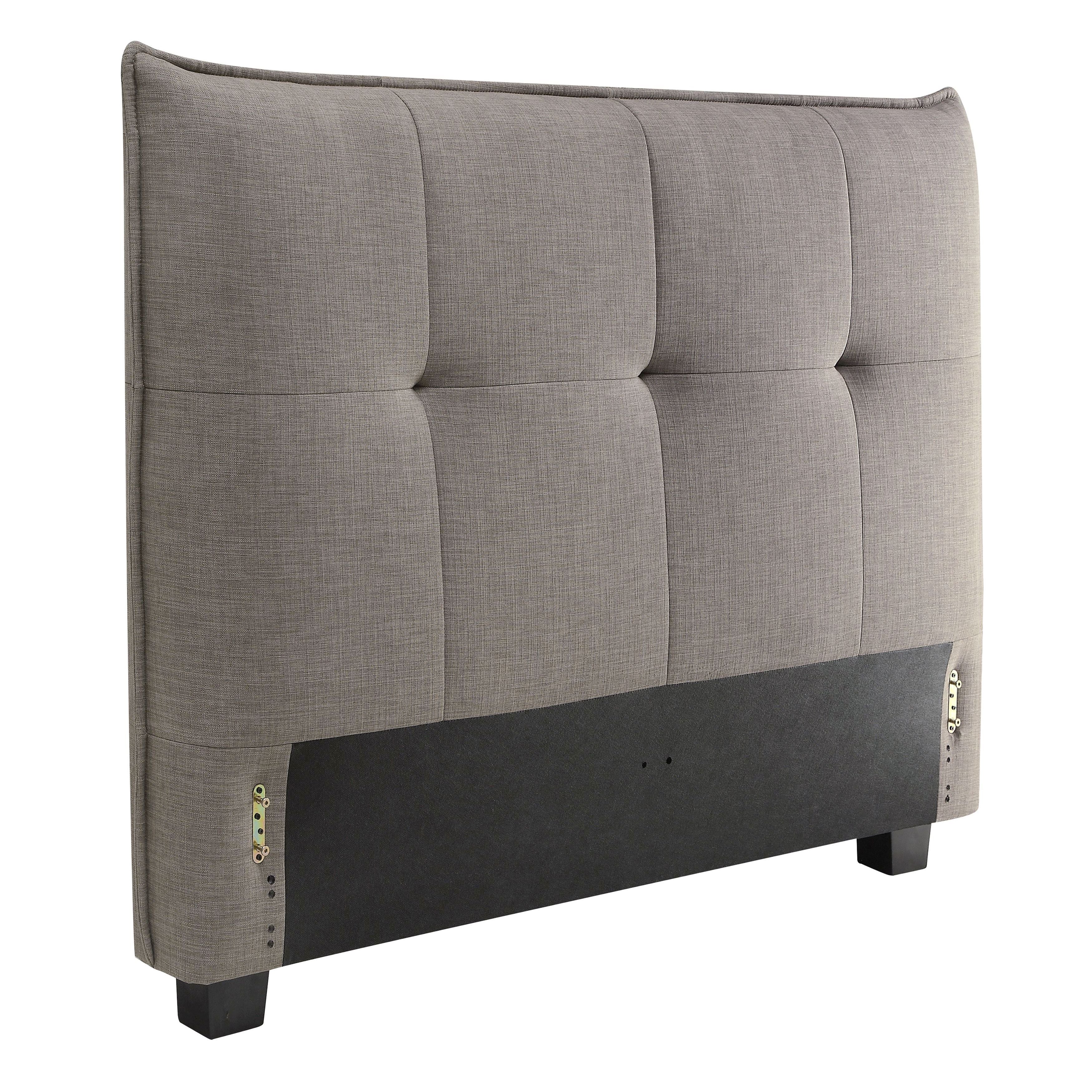 Adona Upholstered Eastern King Headboard in Dolphin Linen - Image 4