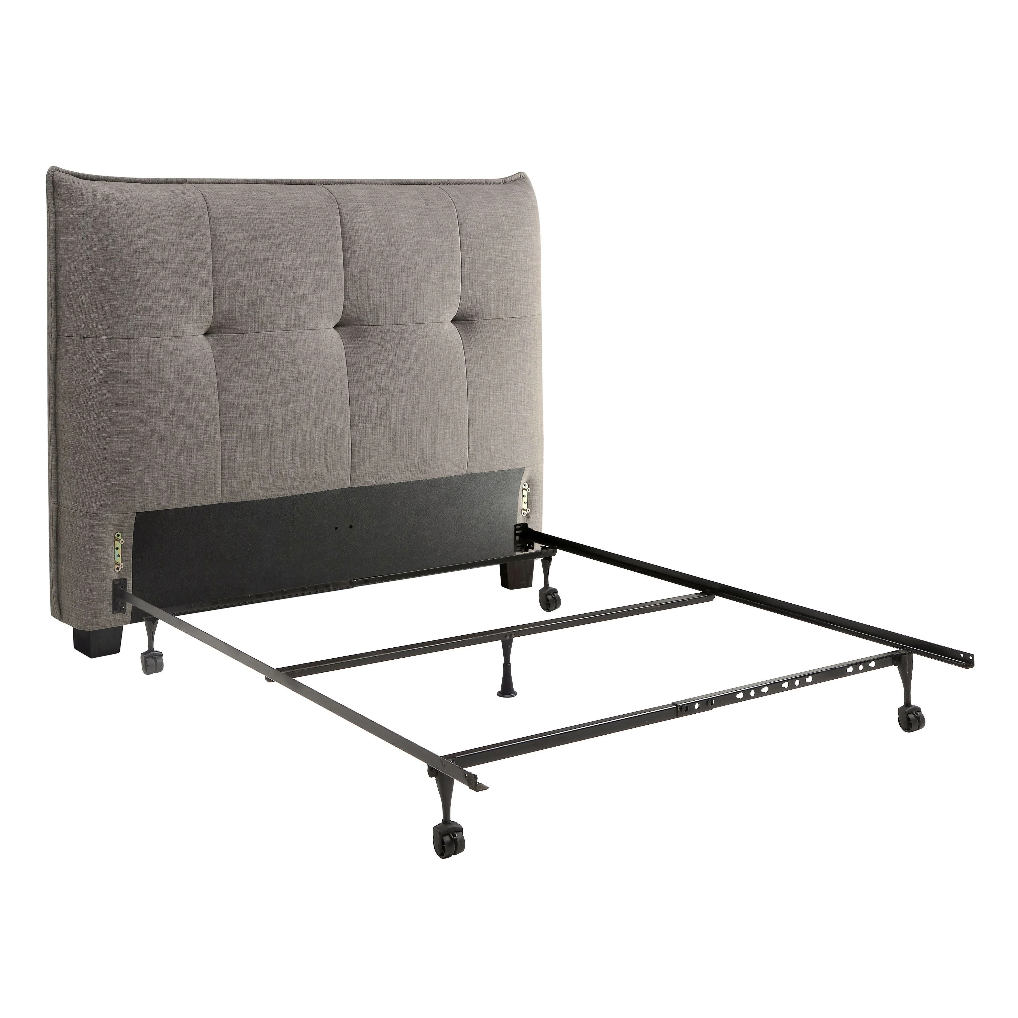 Adona Upholstered Queen Headboard in Dolphin Linen - Image 5