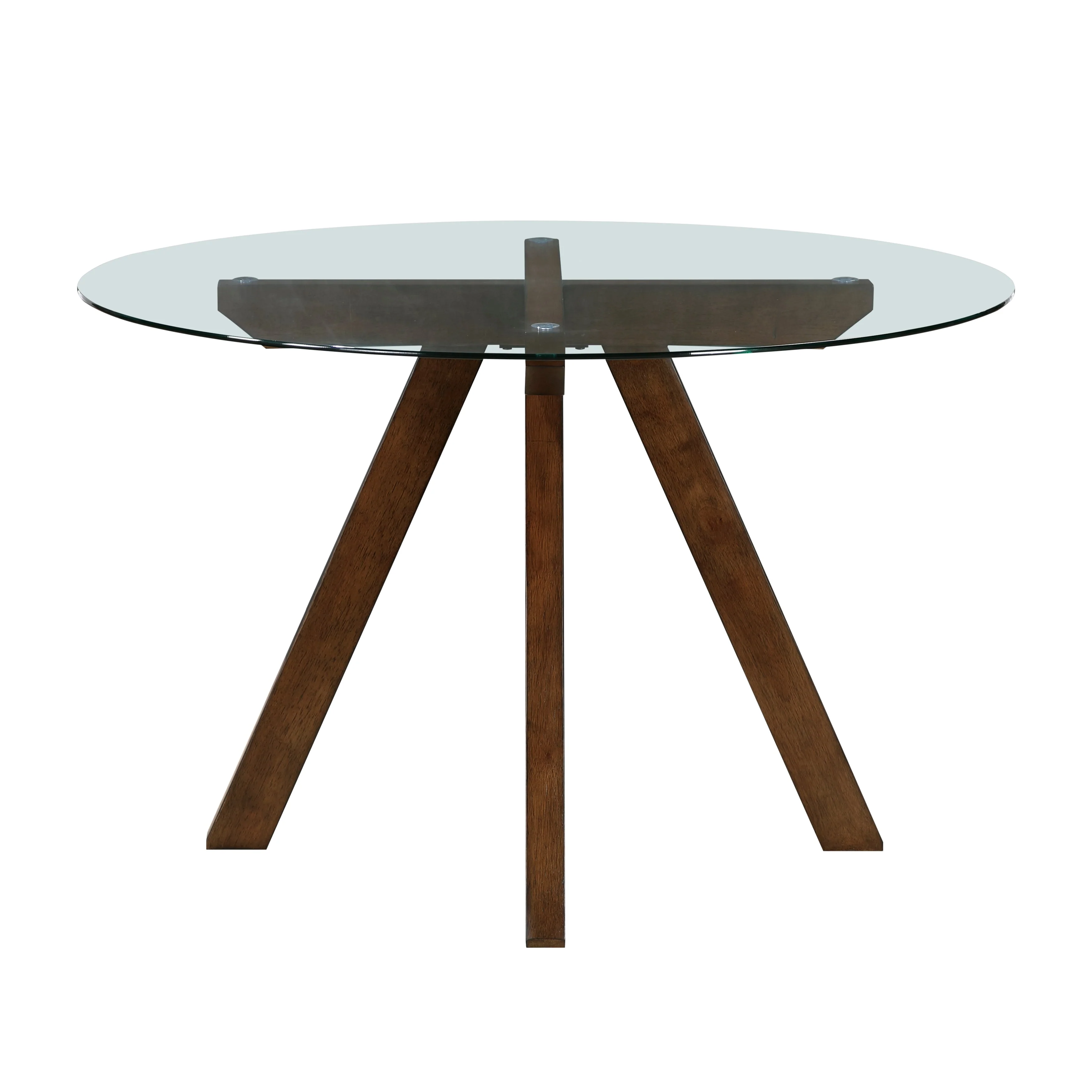 Aiden Tempered Glass Brown Dining Table - Image 2
