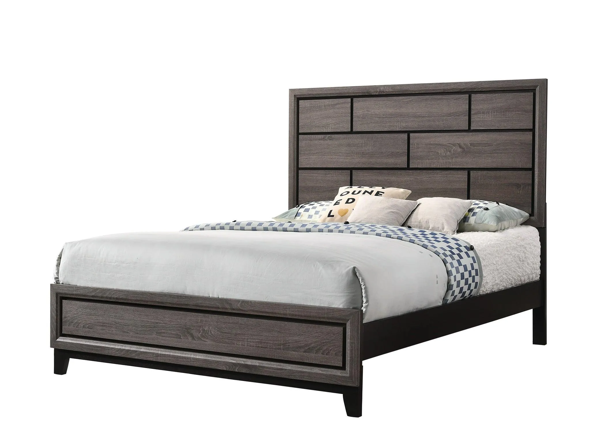 Akerson Gray Panel Bedroom Set - Image 3