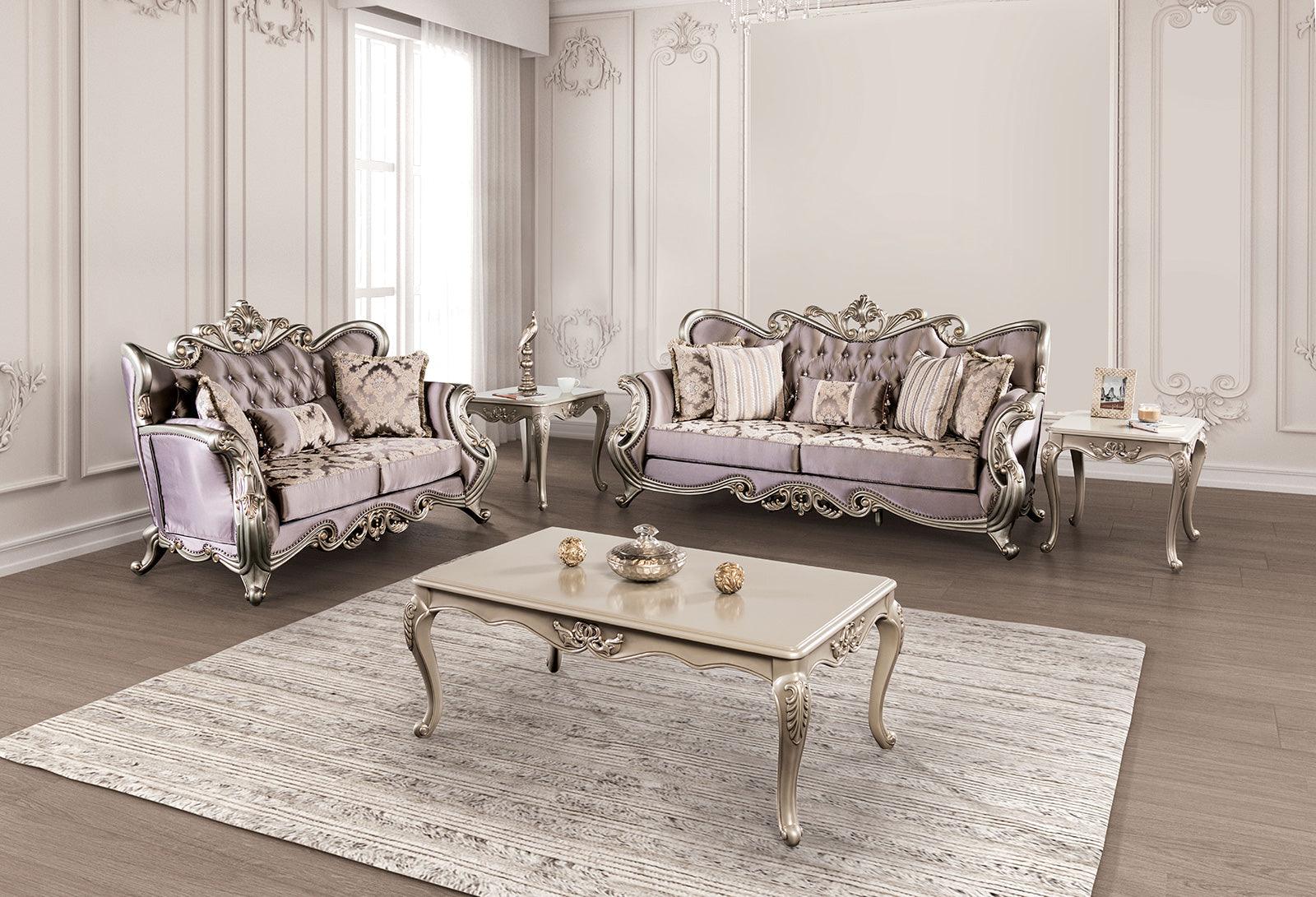 Albacete Champagne/Purple Sofa - Image 2