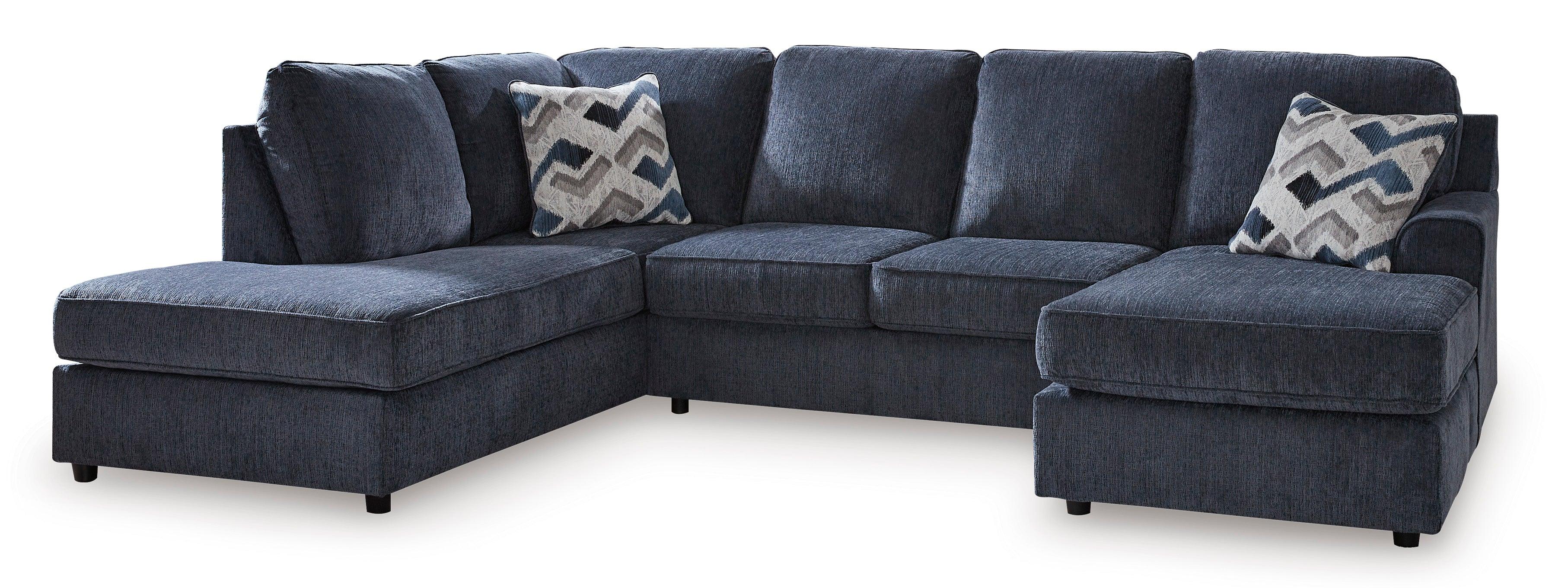 Albar Place Cobalt 2-Piece Left Arm Facing Chaise Sectional - Image 2