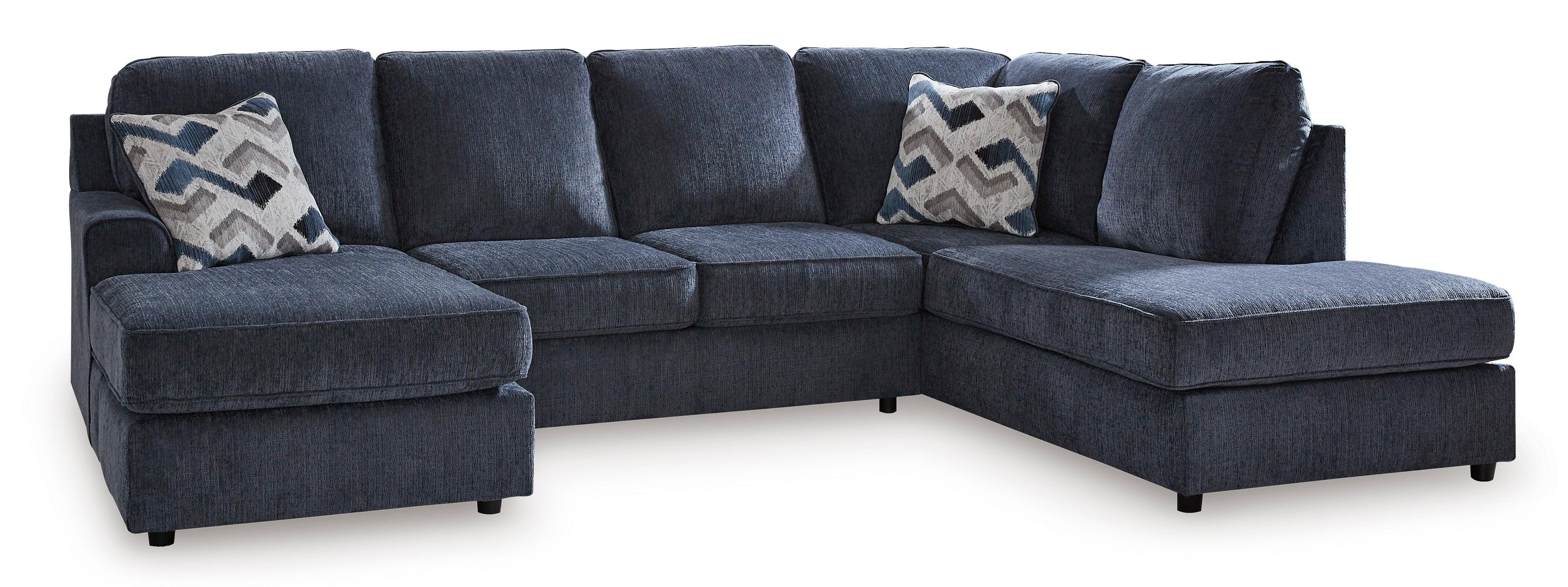 Albar Place Cobalt 2-Piece Right Arm Facing (RAF) Chaise Sectional - Image 2