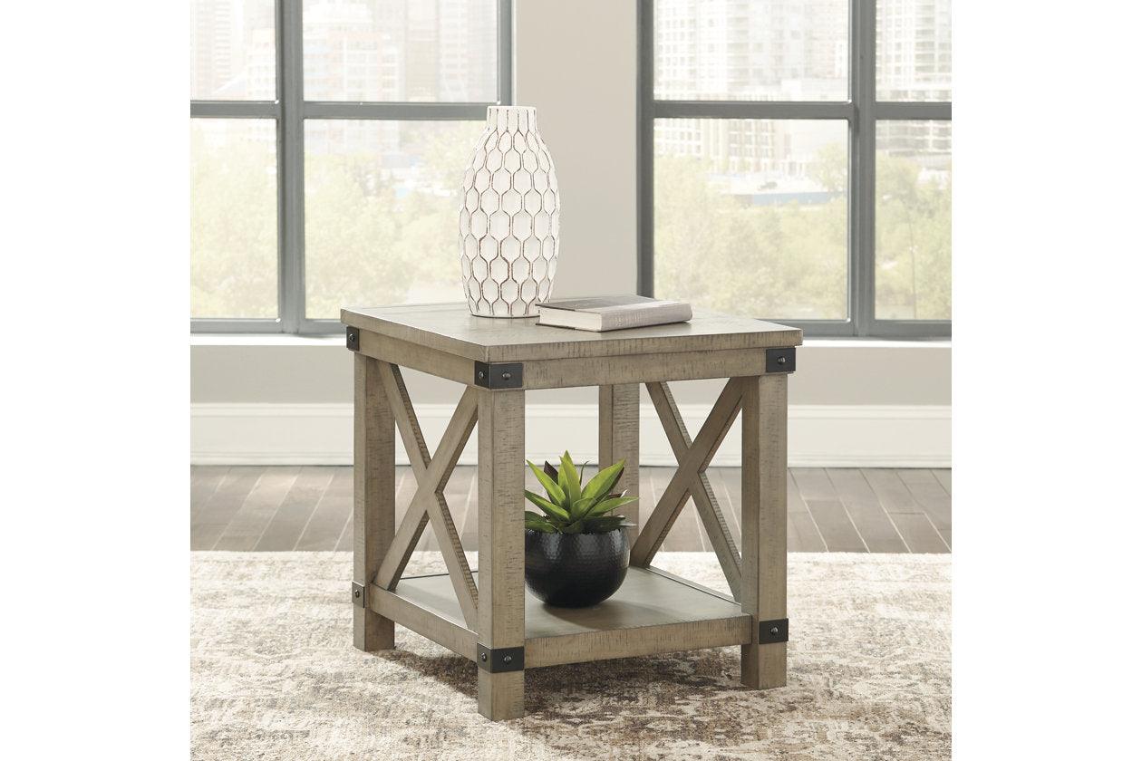 Aldwin Gray End Table - Image 7