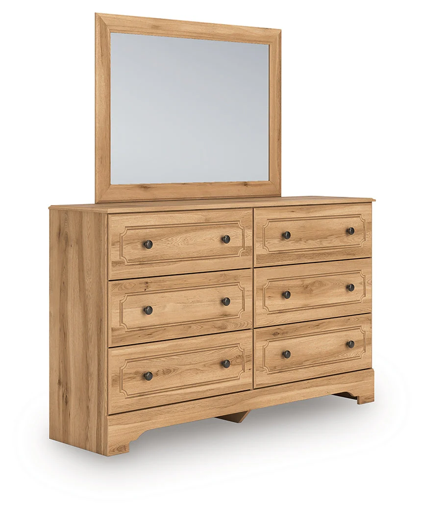 Aleaport Warm Brown Dresser and Mirror - Image 3