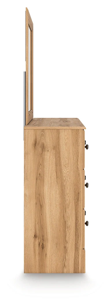 Aleaport Warm Brown Dresser and Mirror - Image 8