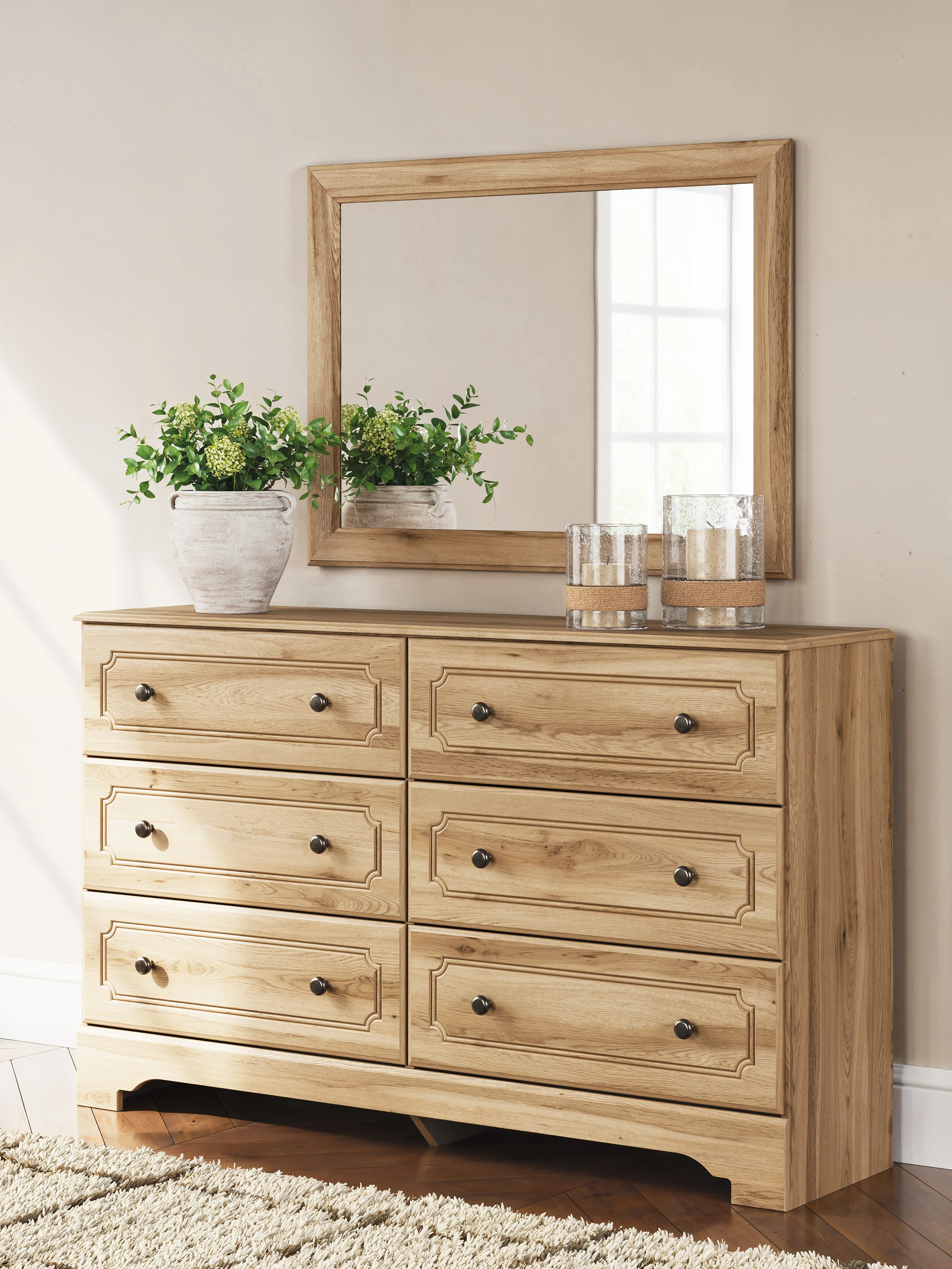 Aleaport Warm Brown Dresser and Mirror - Image 9